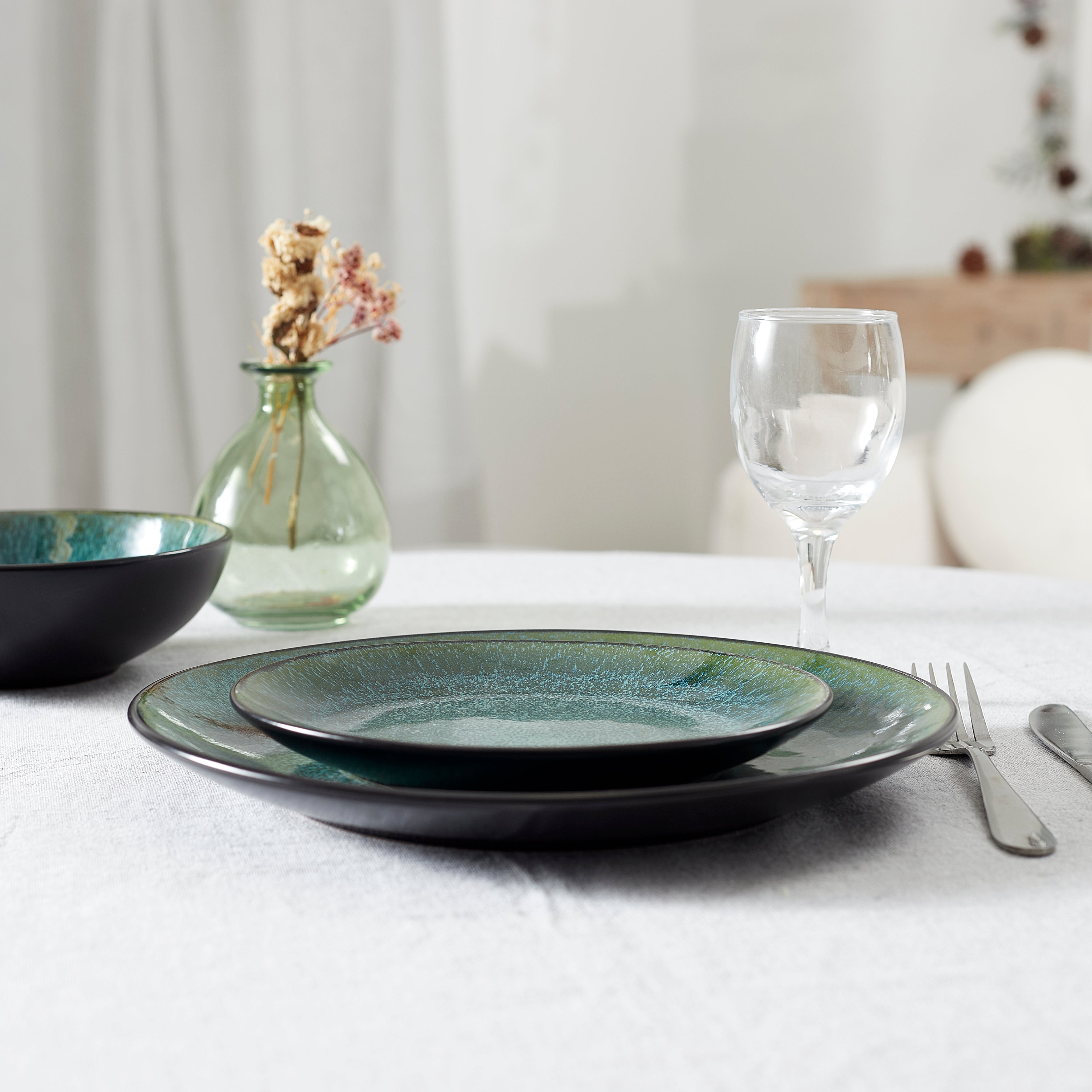 ASSIETTE ELIA D27CM - LOT DE 6