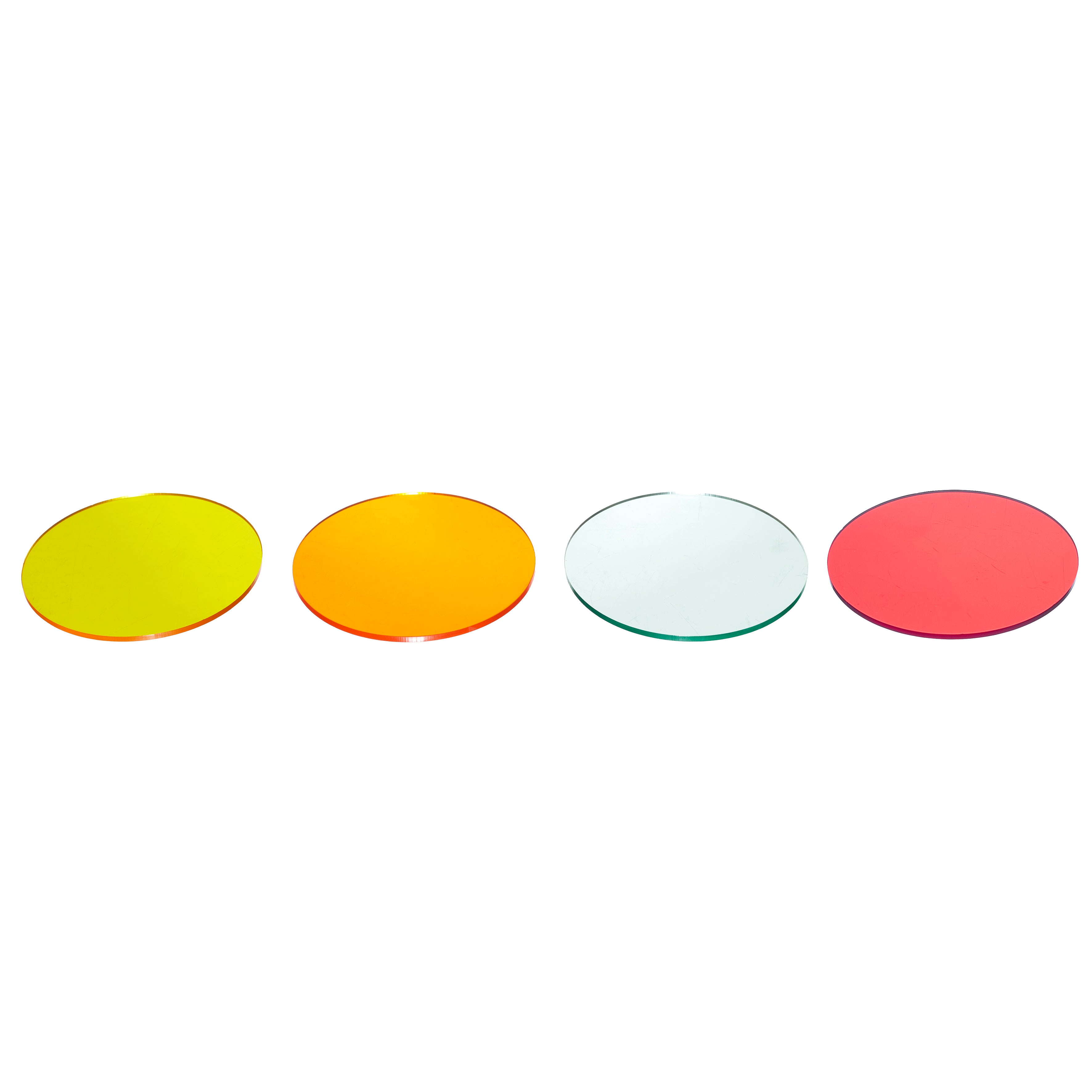 DESSOUS DE VERRE COLORES D10CM