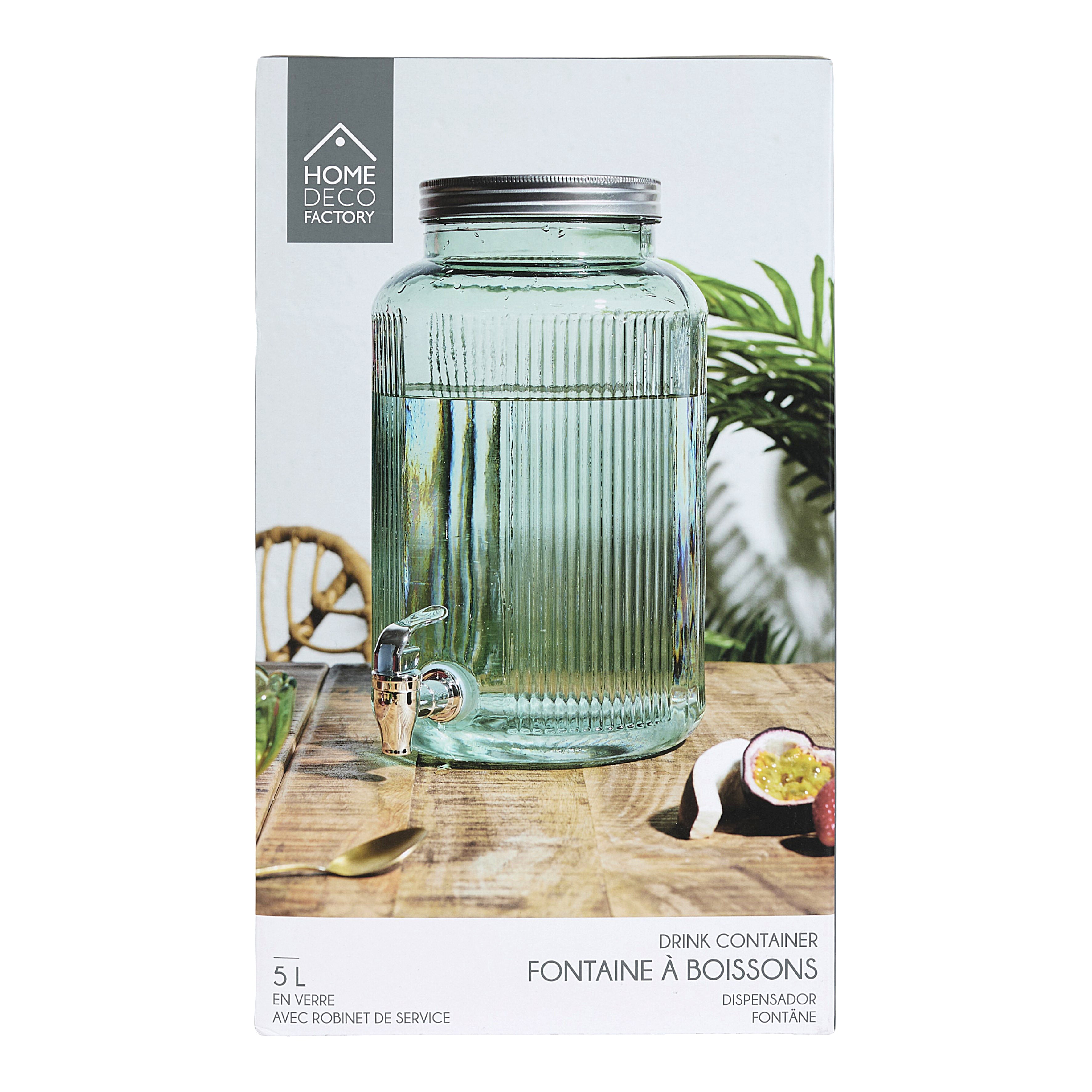 FONTAINE EN VERRE COLORE 5L