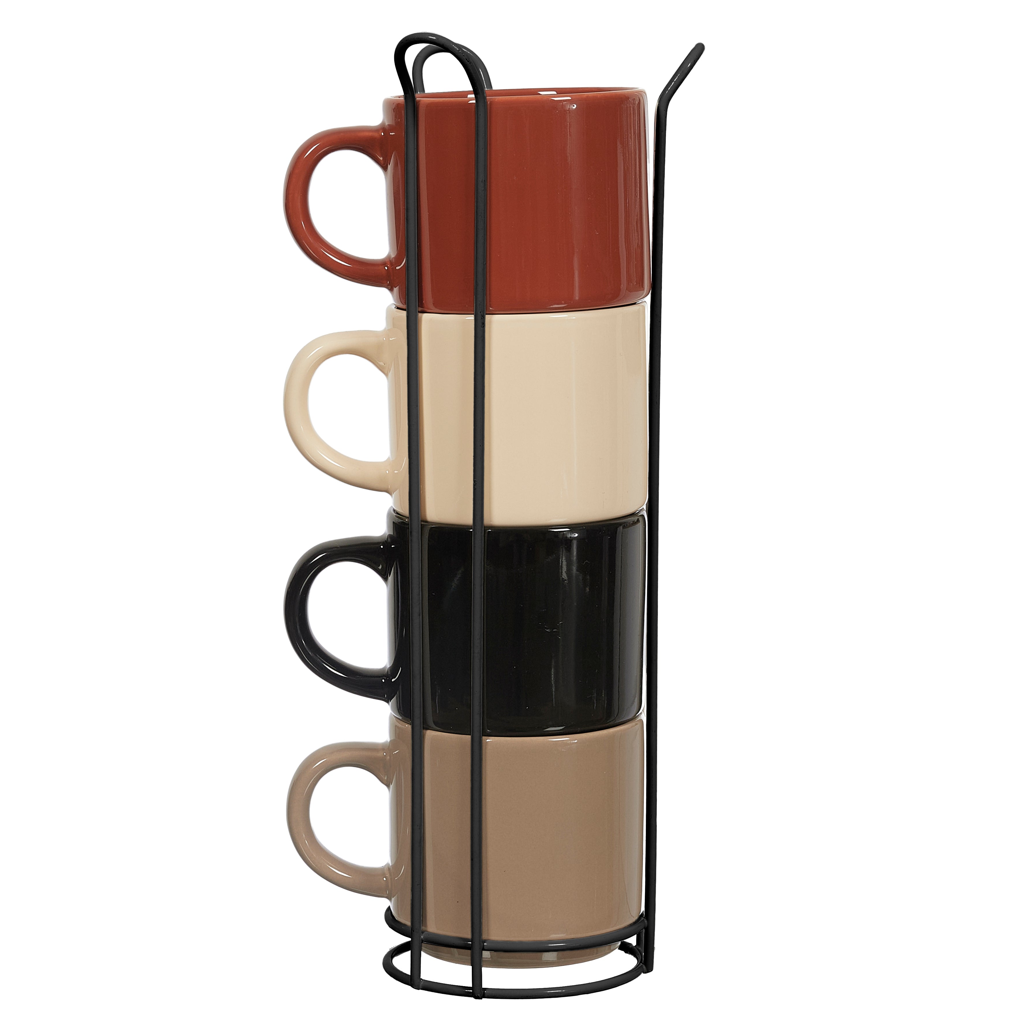 TASSE UNIE X4 AVEC SUPPORT