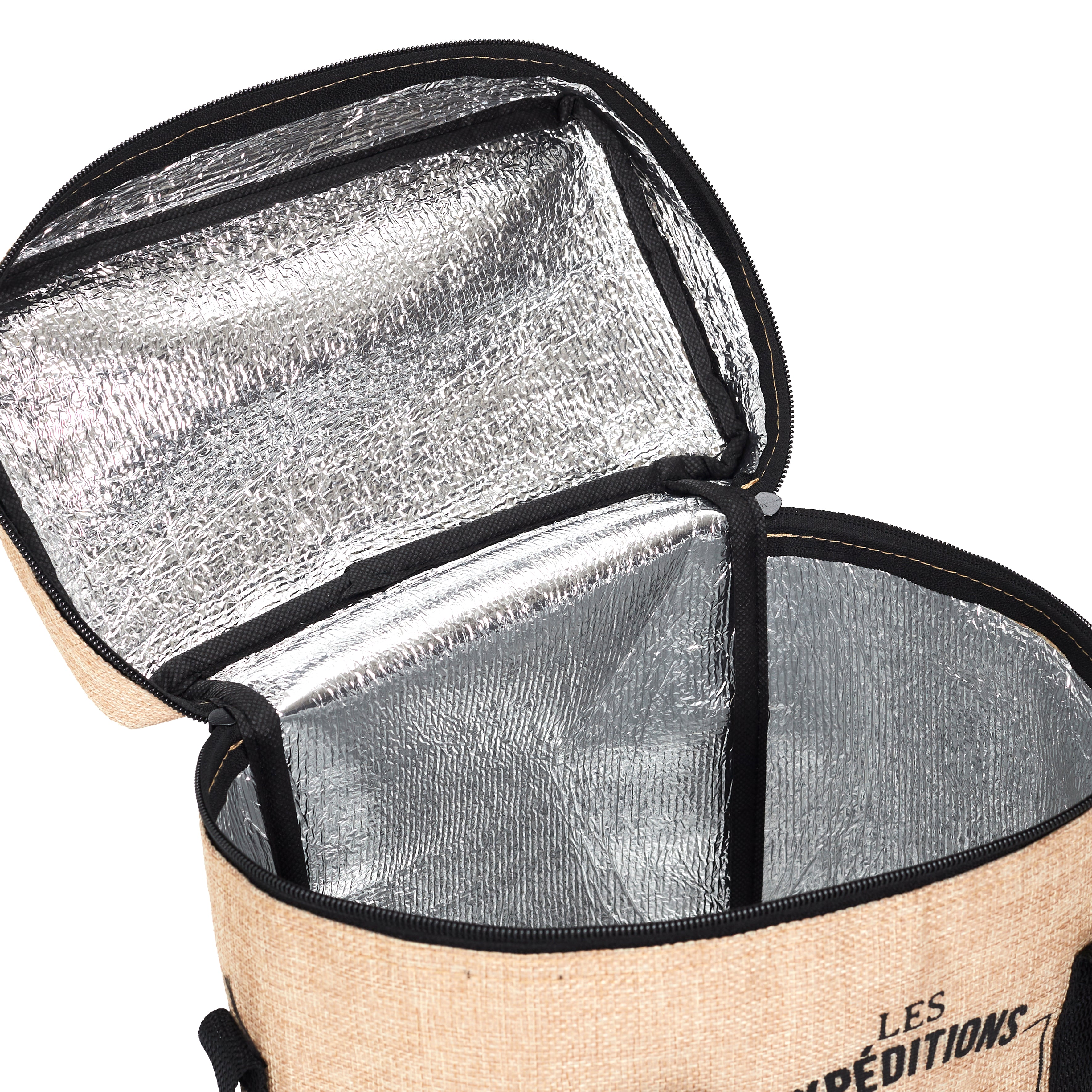 LUNCH BAG FRAICHEUR EFFET JUTE 25X14X30 9L
