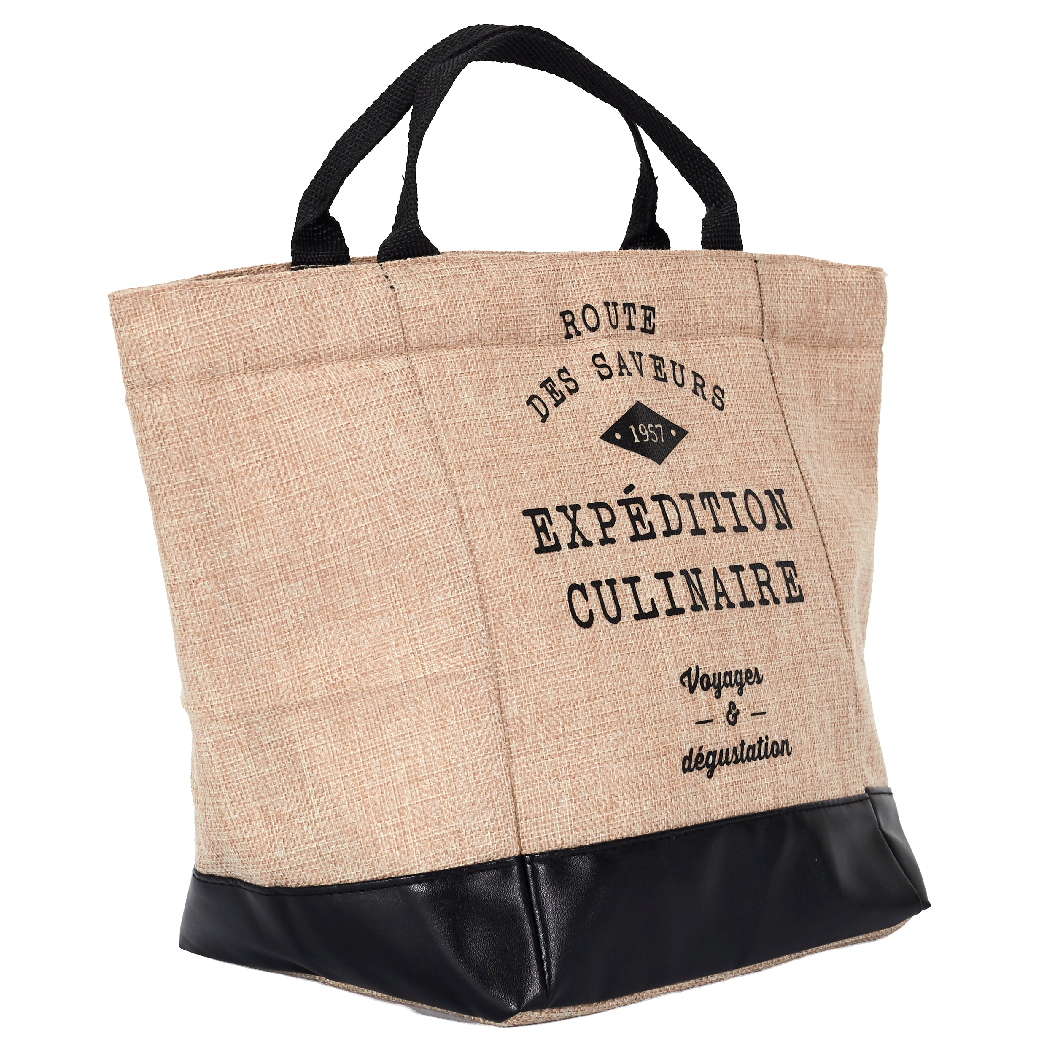 LUNCH BAG FRAICHEUR EFFET JUTE 37X18X25,5 6L