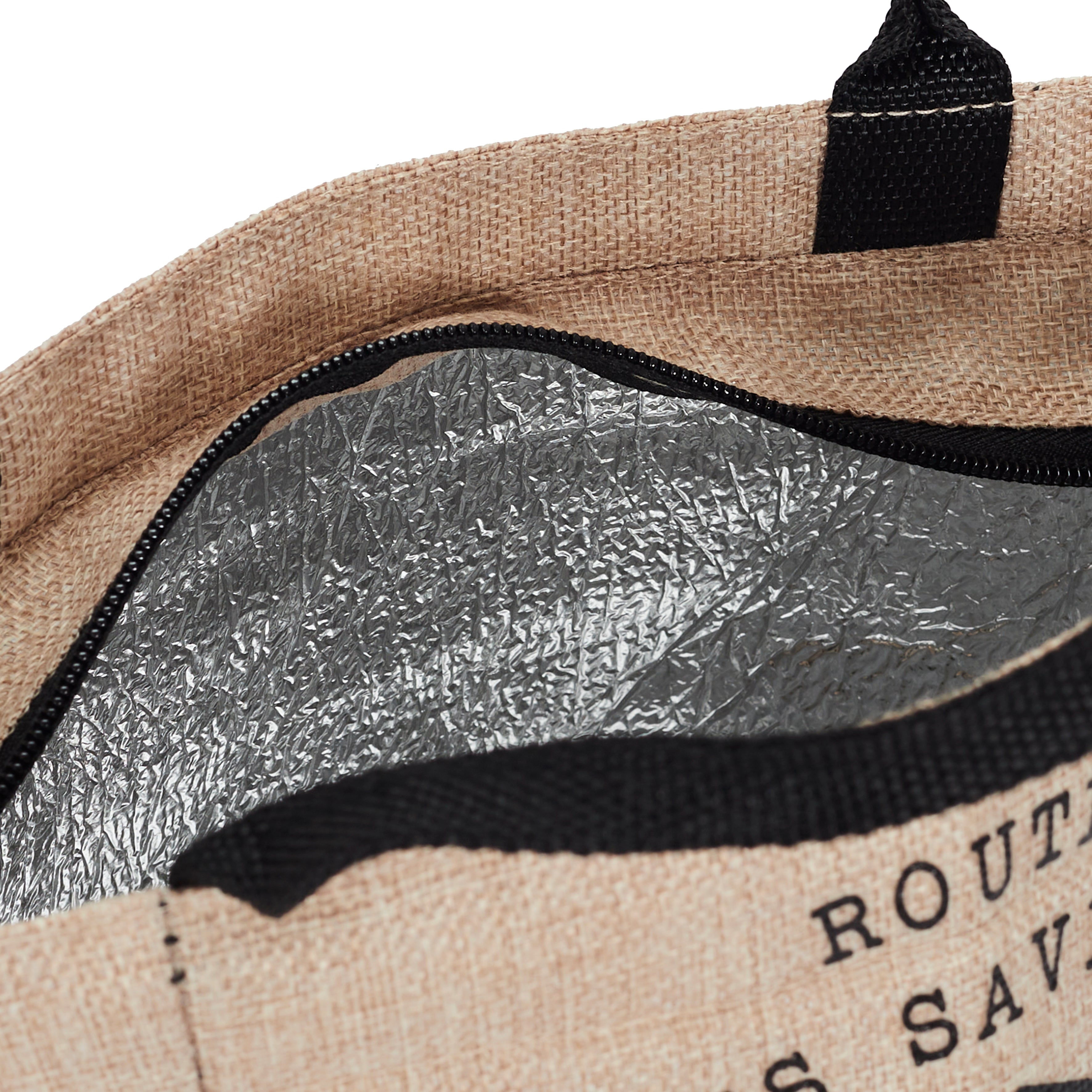 LUNCH BAG FRAICHEUR EFFET JUTE 37X18X25,5 6L