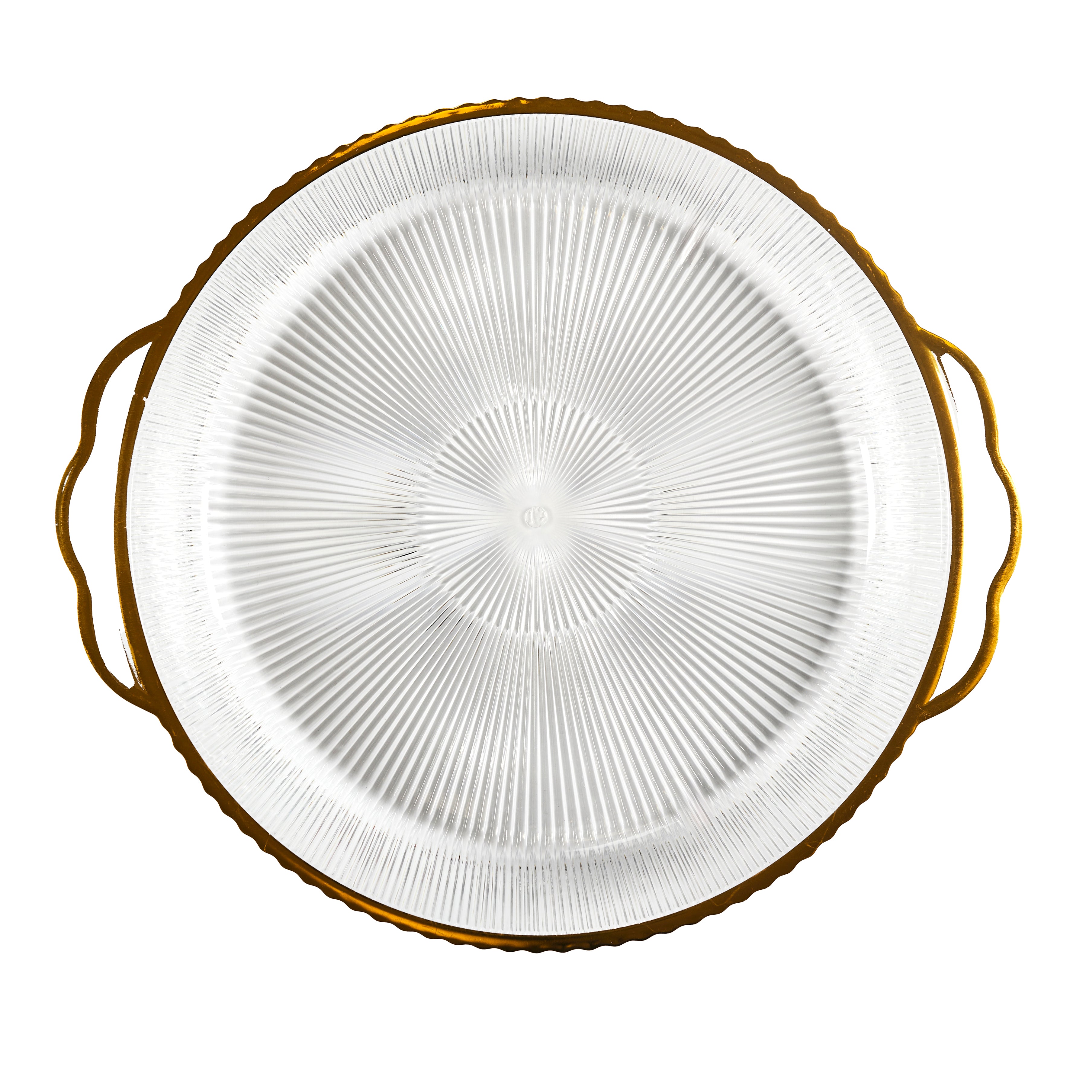 PLATEAU ROND PLASTIQUE D38.5CM SABAH