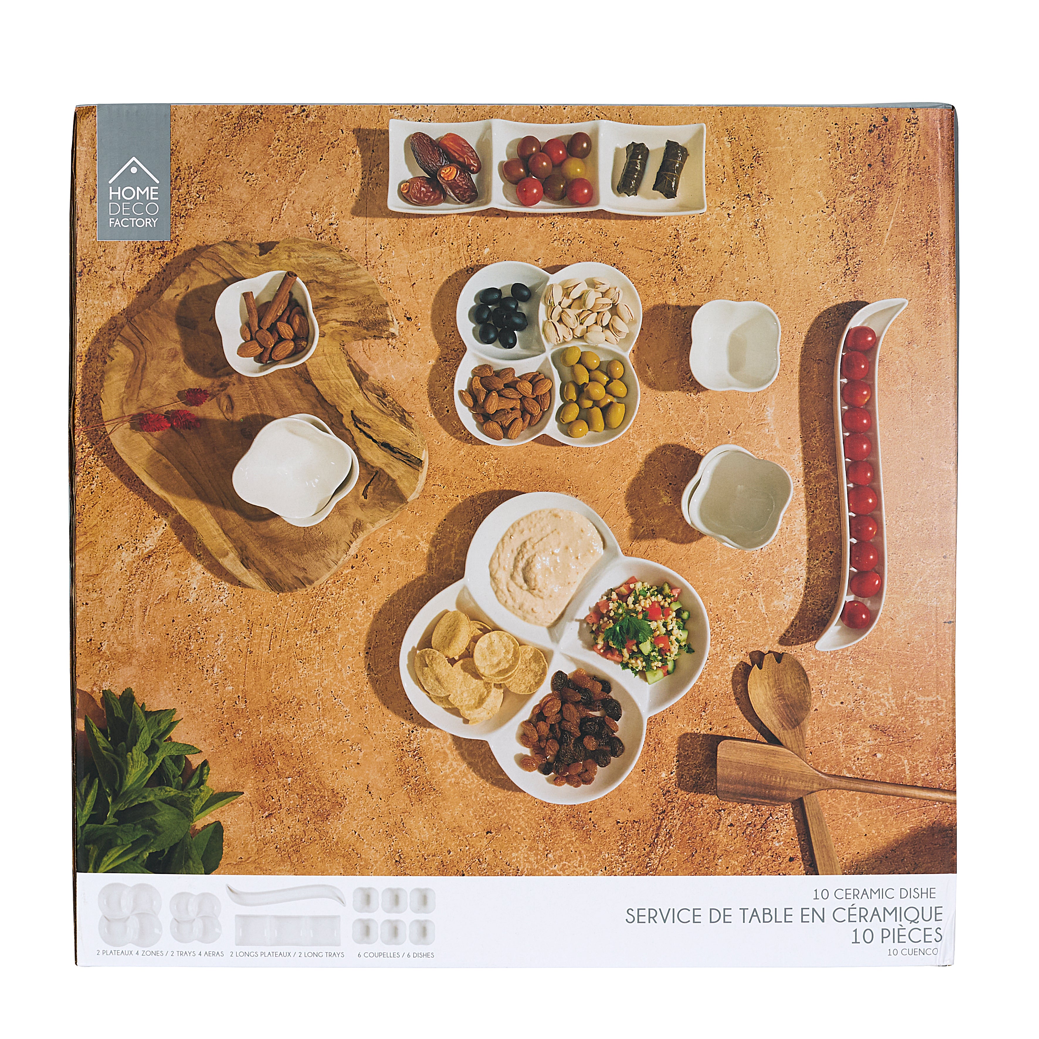 SERVICE VAISSELLES 10PCS APERITIF
