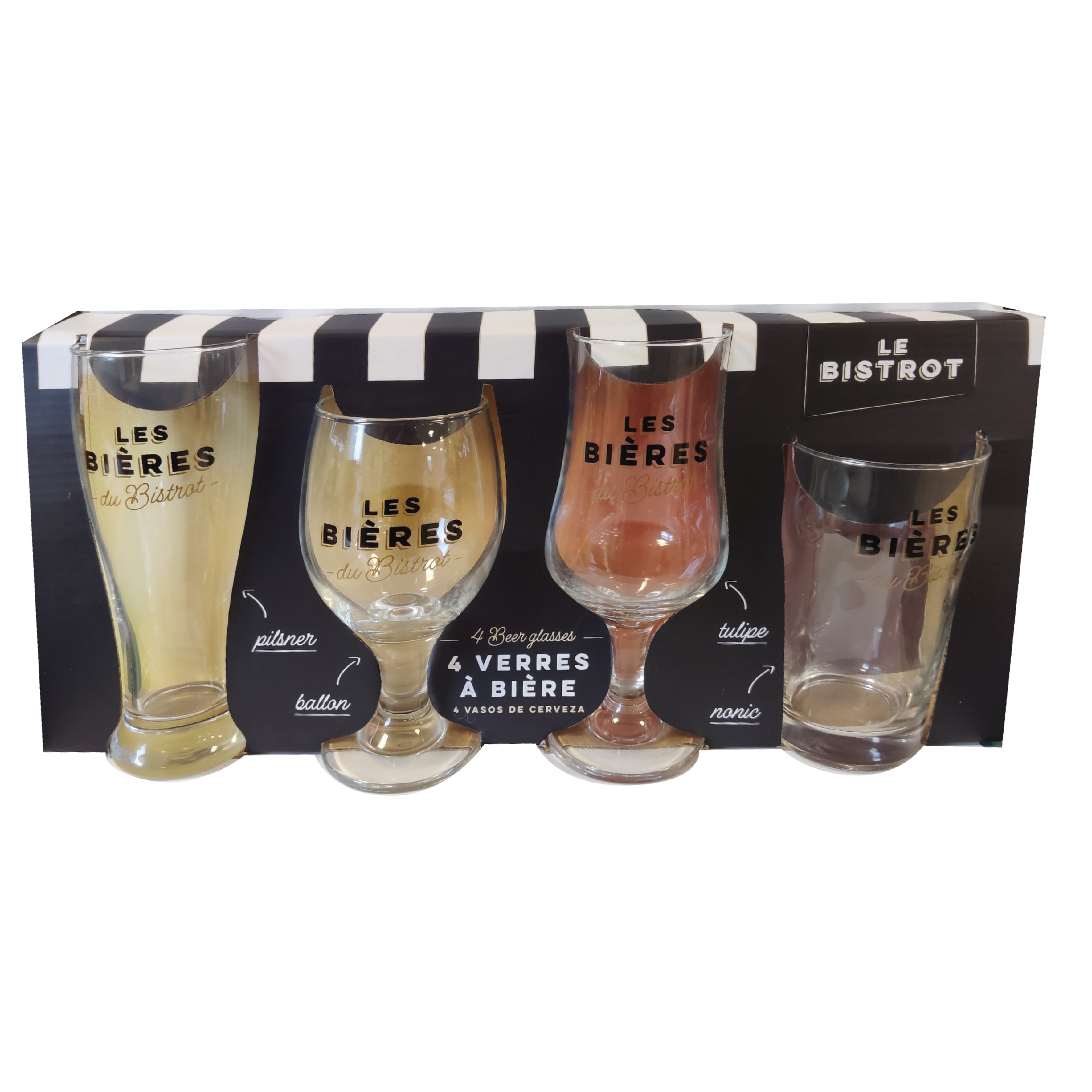 COFFRET VERRES A BIERE X4