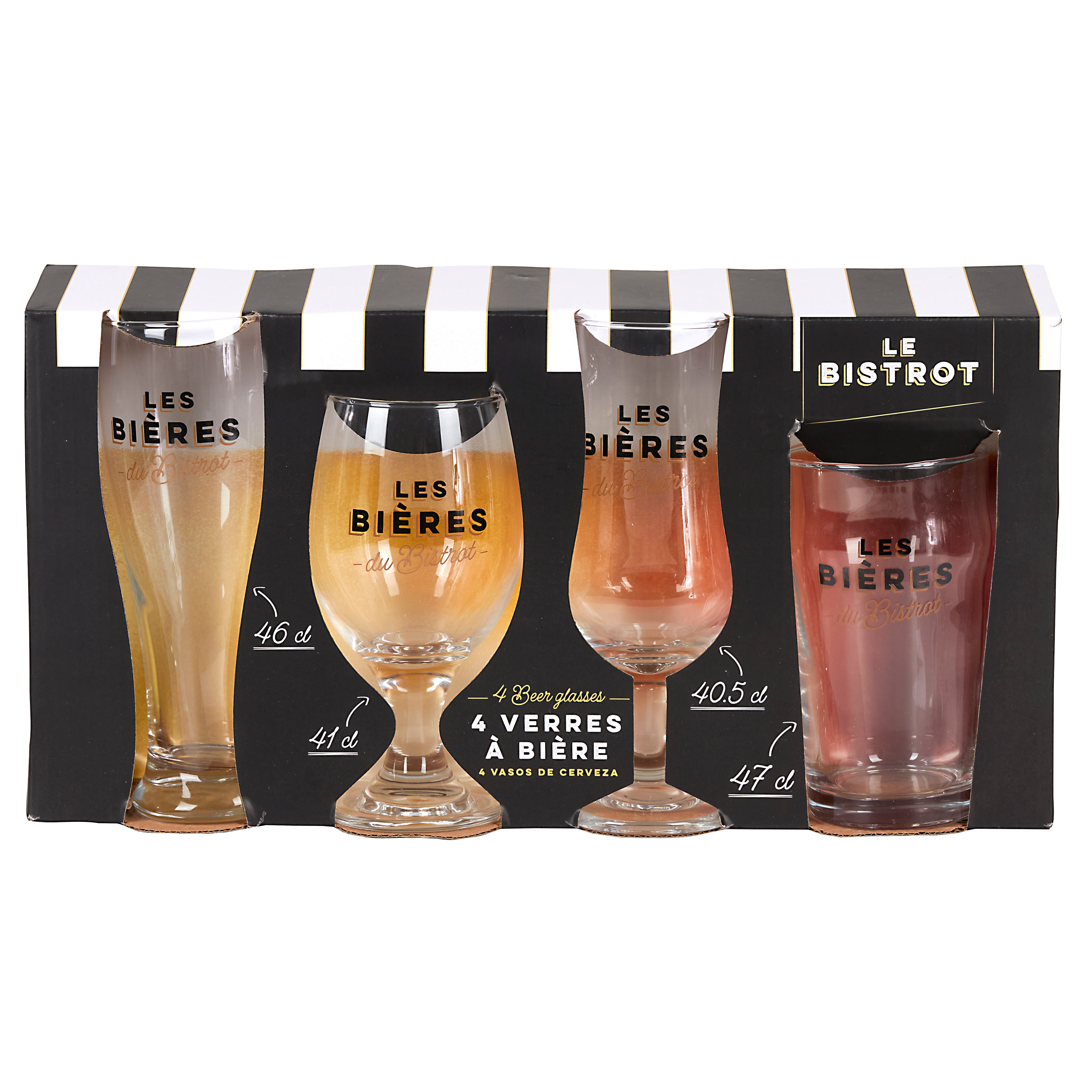 COFFRET VERRES A BIERE X4