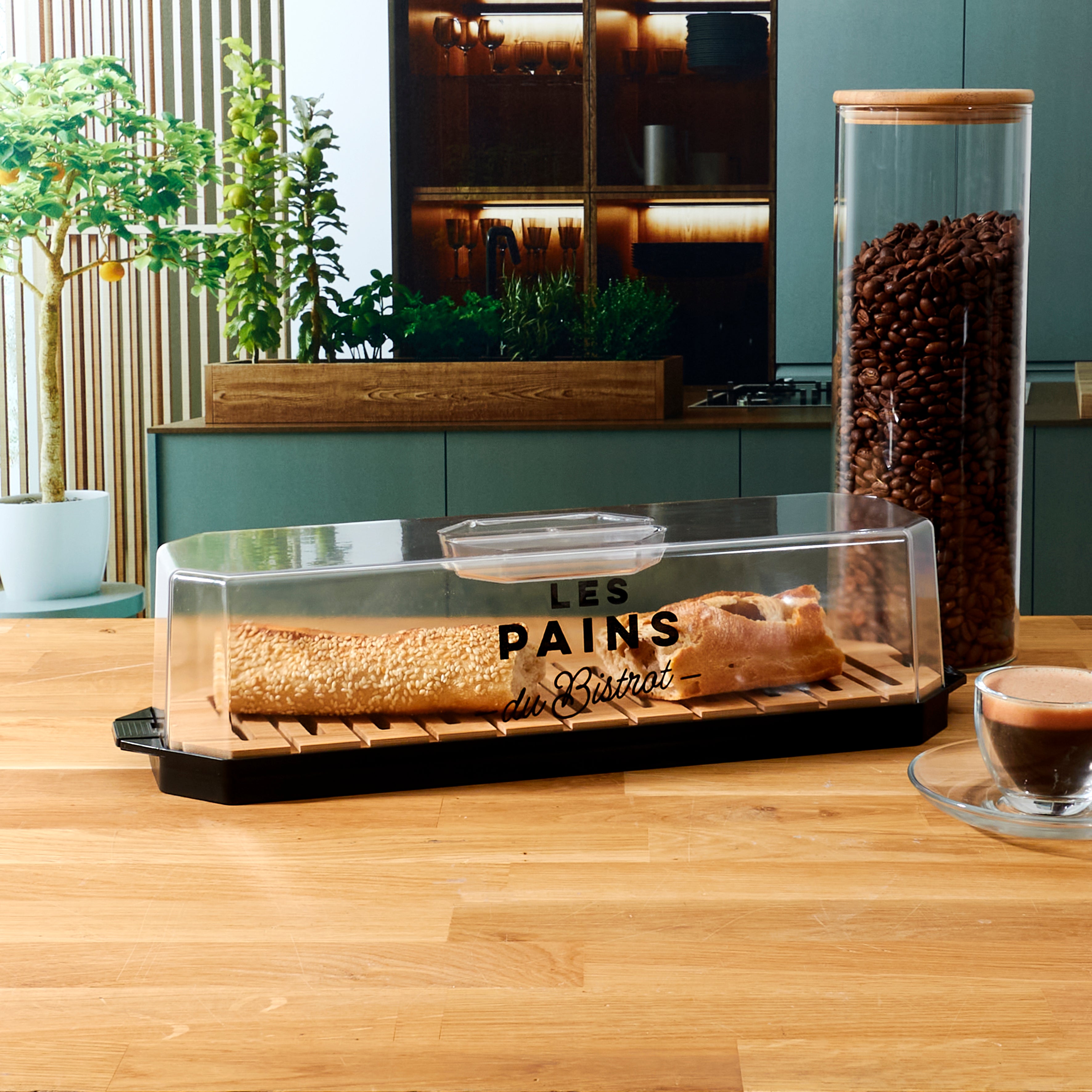 BOITE A PAIN COUVERCLE TRANSPARENT BISTROT