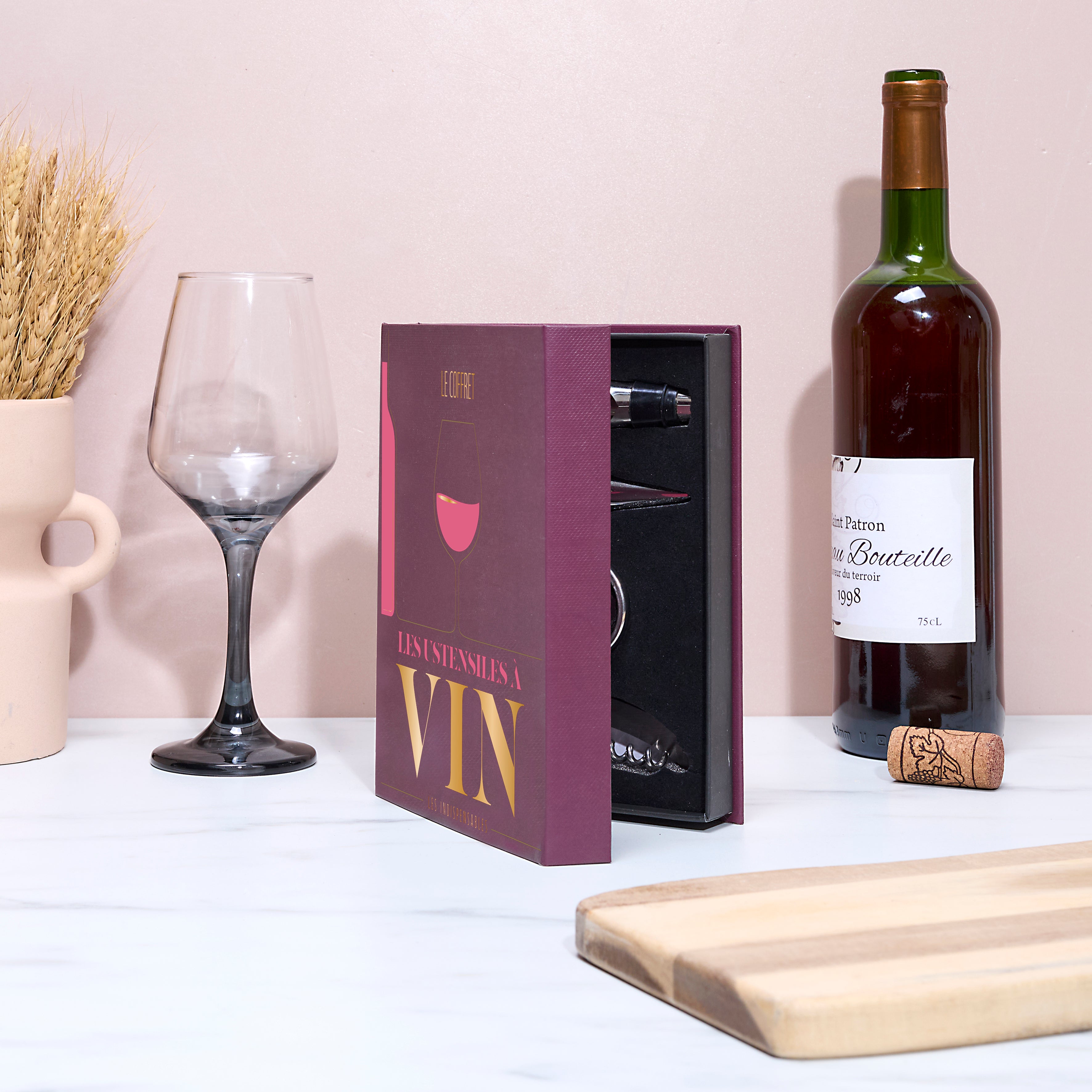 COFFRET LIVRE VIN