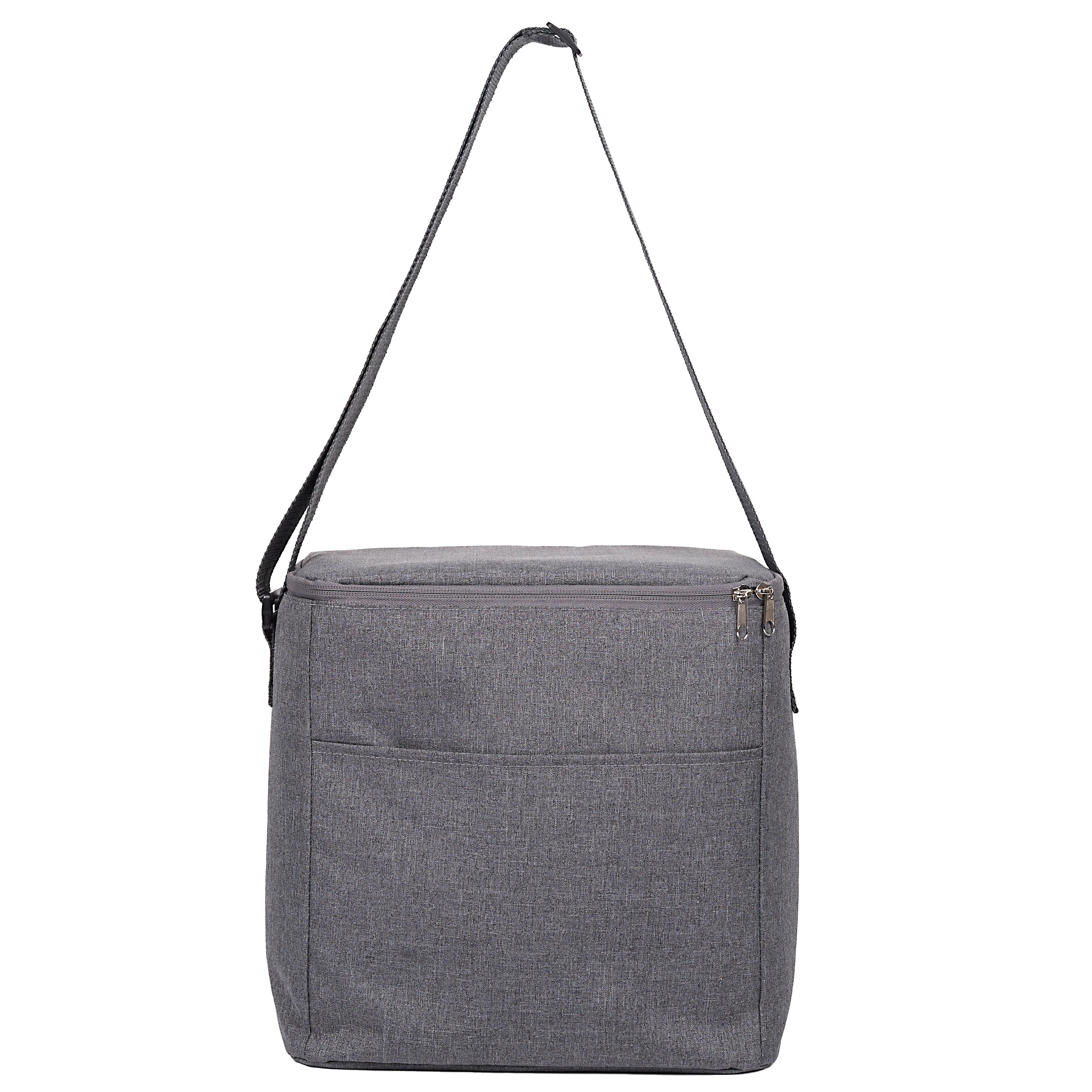 LUNCH BAG ISO GRIS ZIPPE 28X14,5X27CM 11L