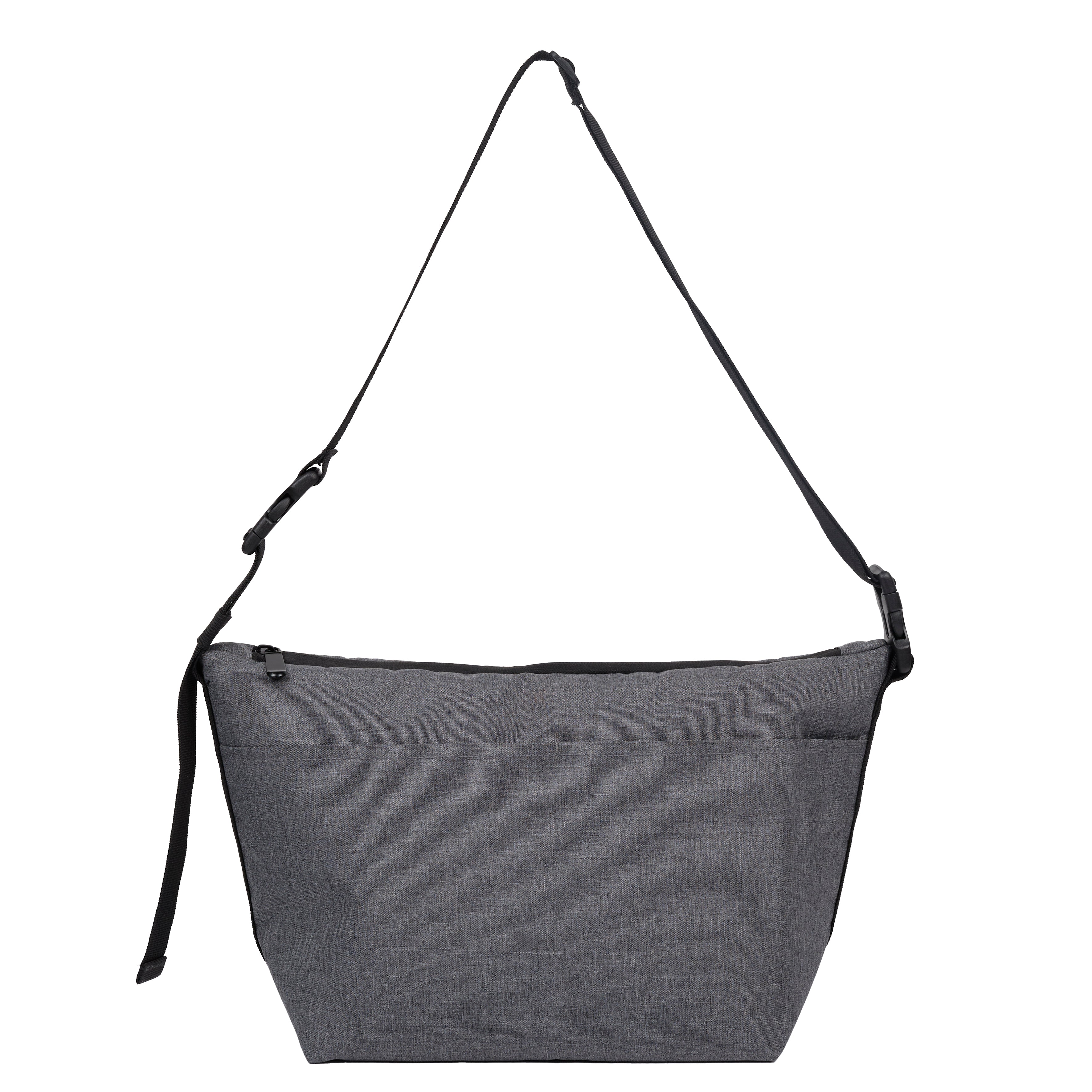 LUNCH BAG ISO GRIS ZIPPE 39.5X15X22CM 8L