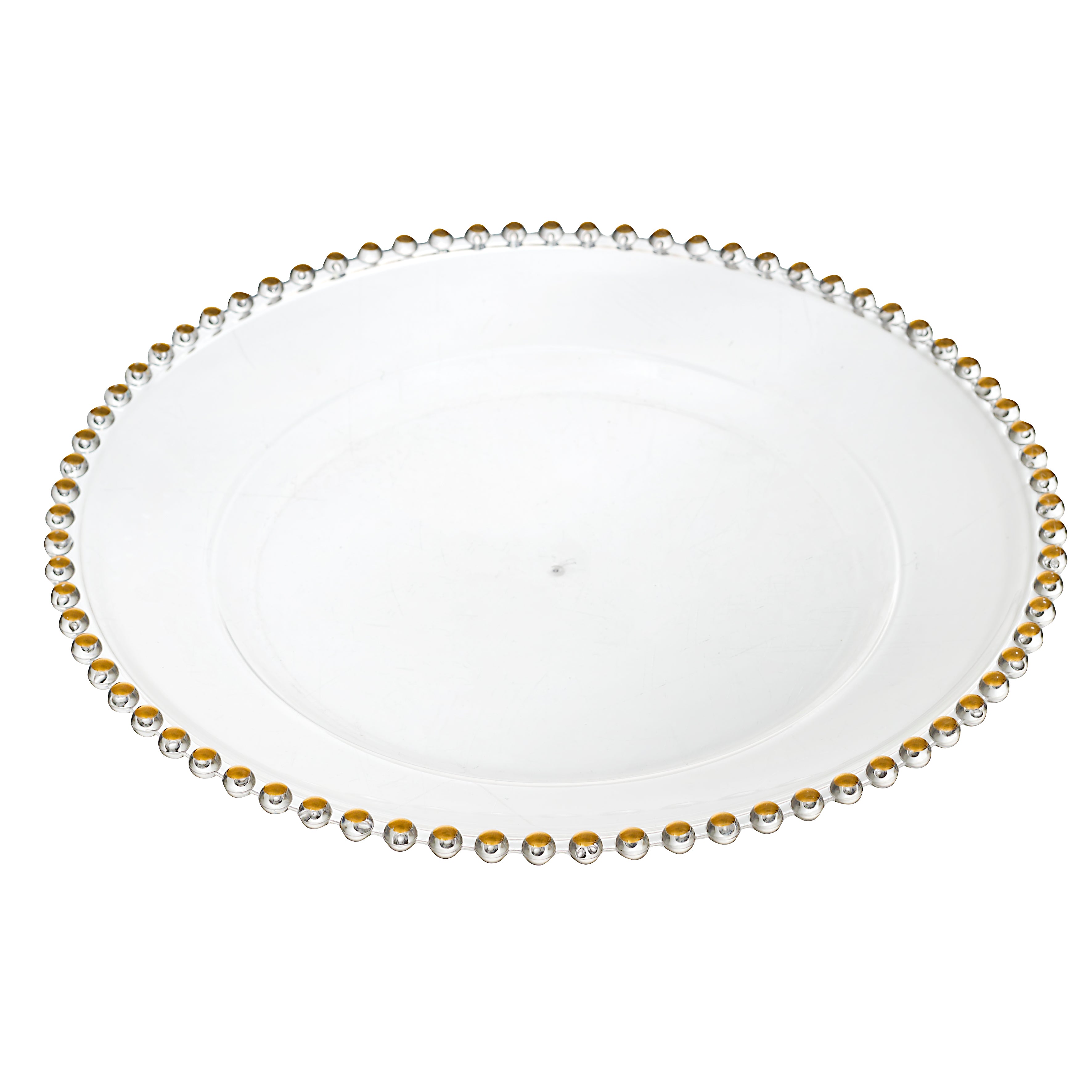 PLATEAU ROND PLASTIQUE D31.5CM SABAH