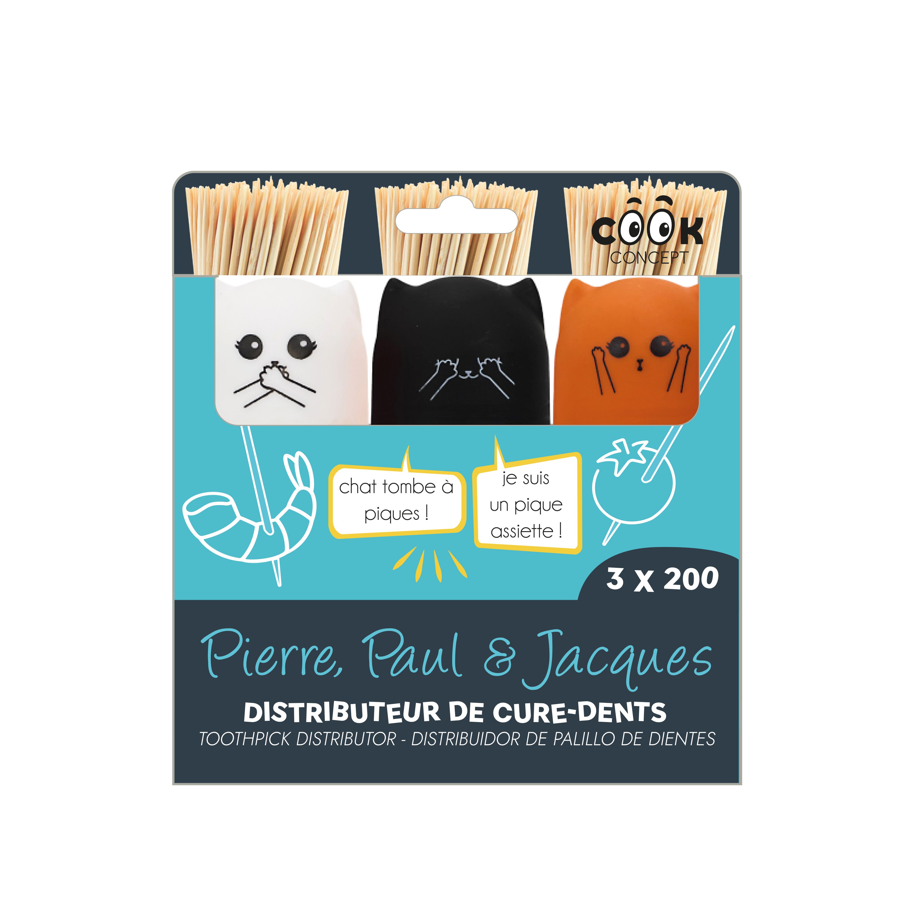 DISTRIBUTEUR DE PIQUE CHAT X3