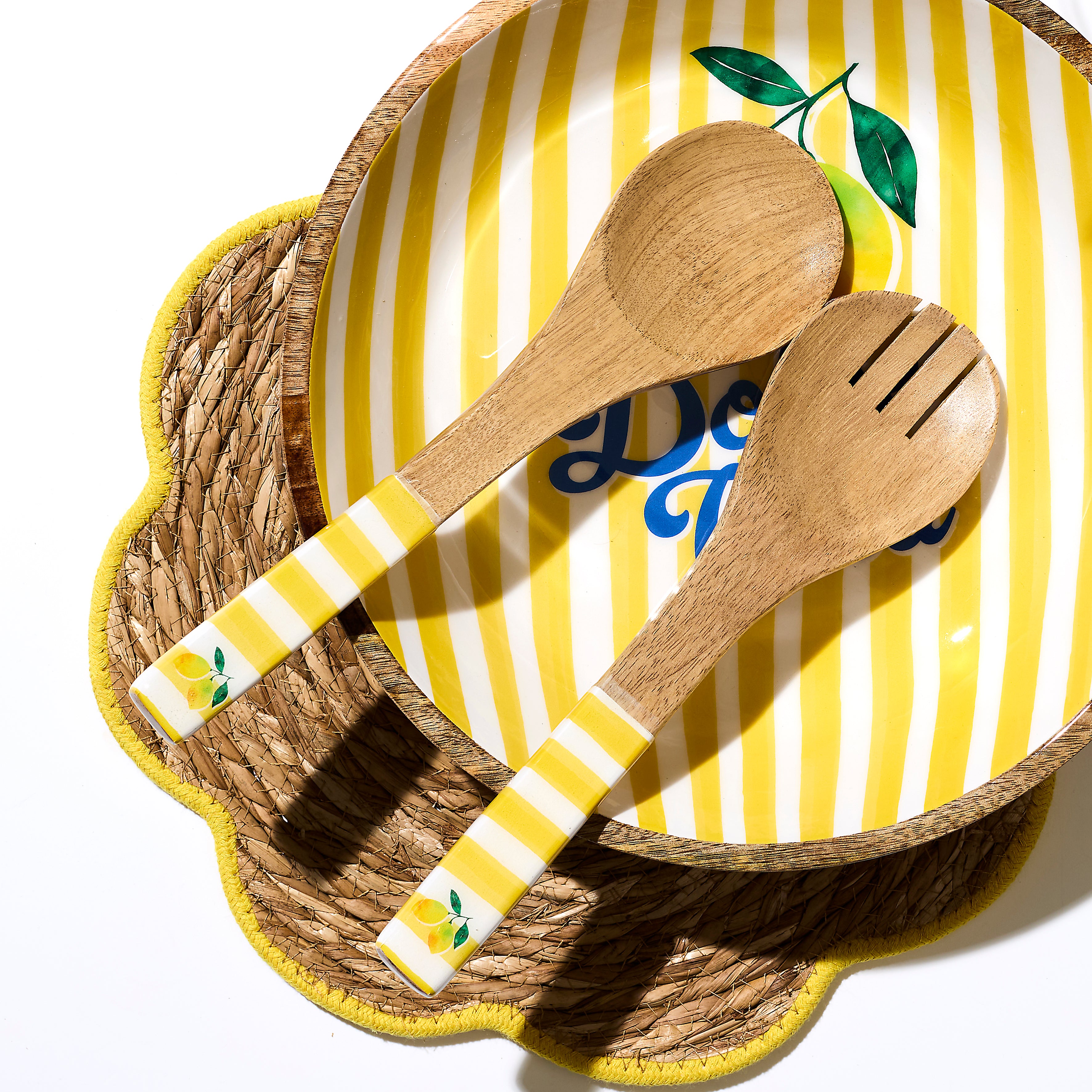COUVERT A SALADE MANGUIER DOLCE VITA JAUNE