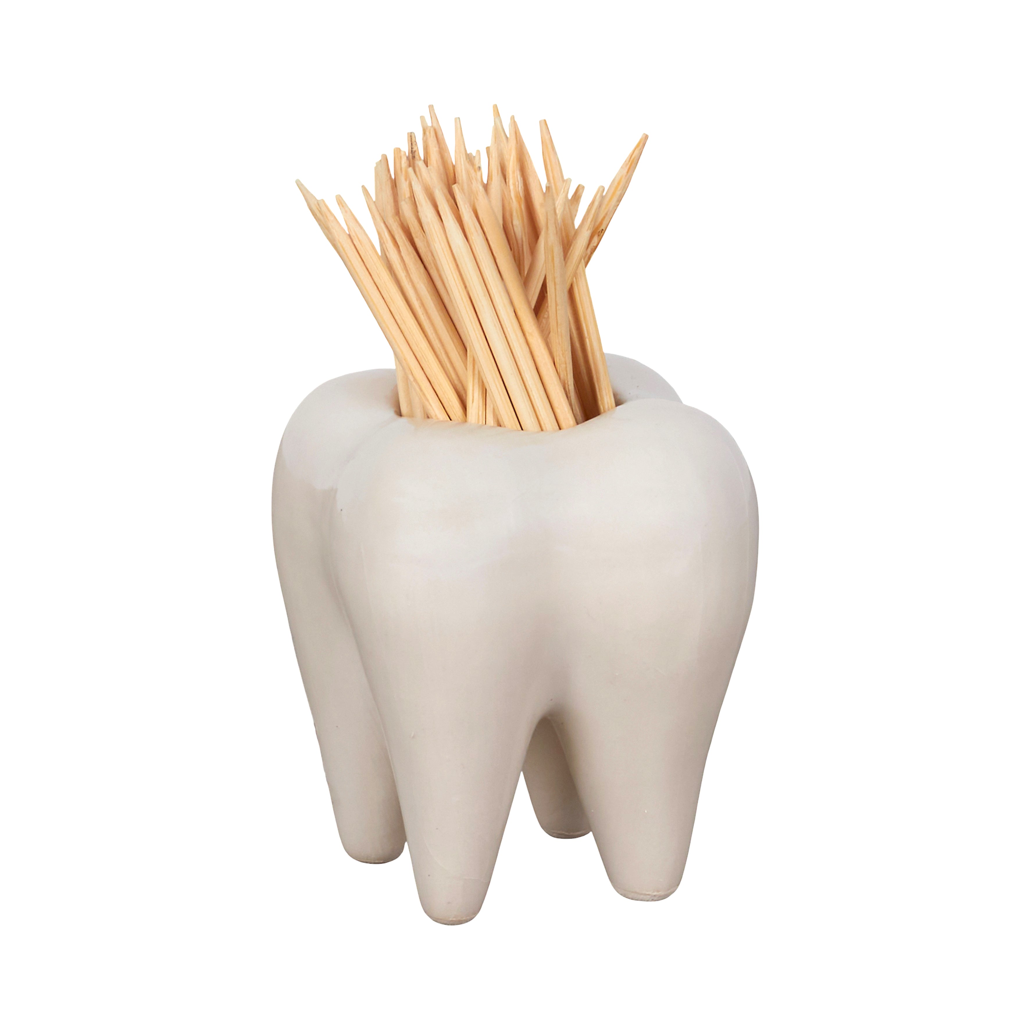 POT A CURE DENT EN FORME DE DENT