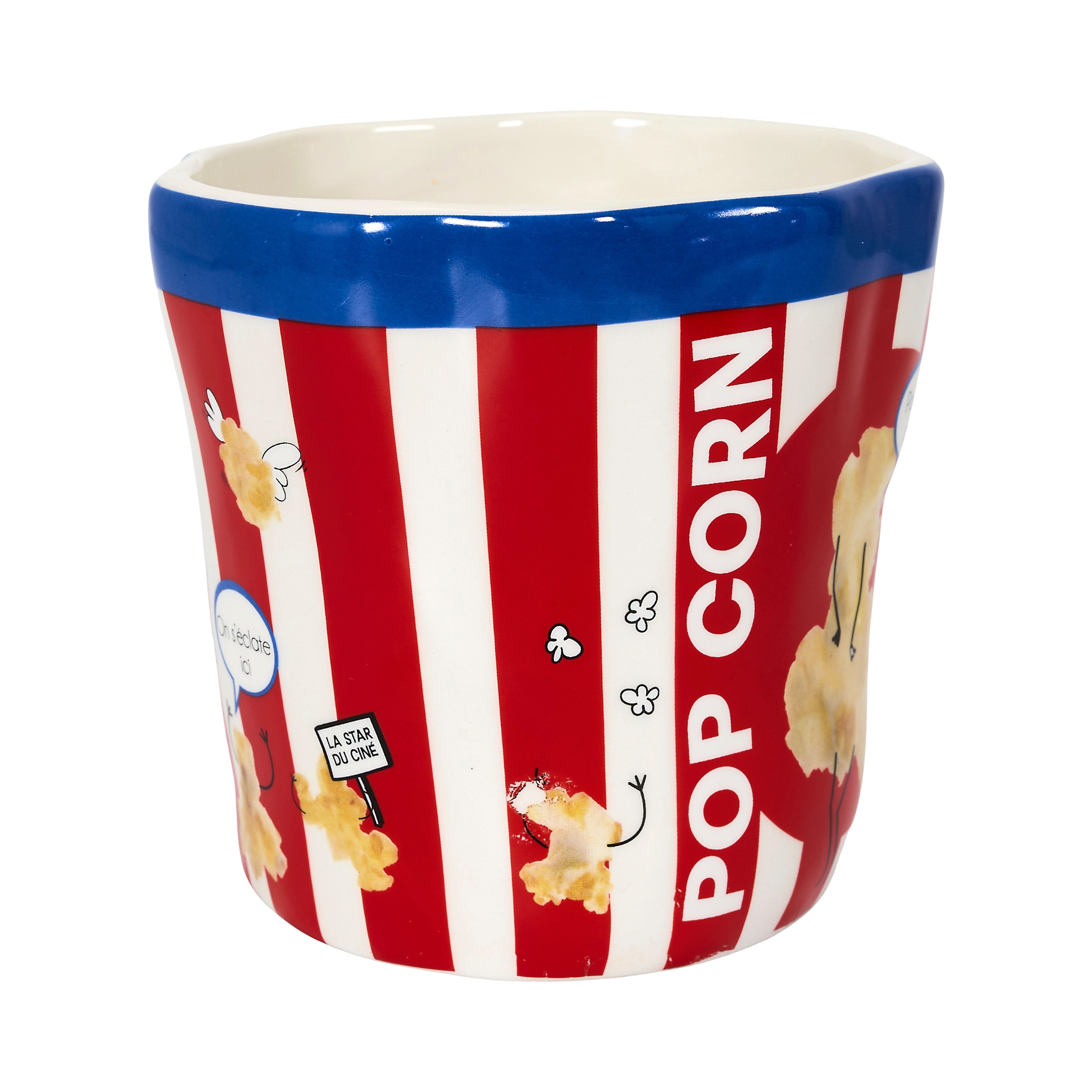 PAQUET DE POPCORN EN CERAMIQUE H13CM