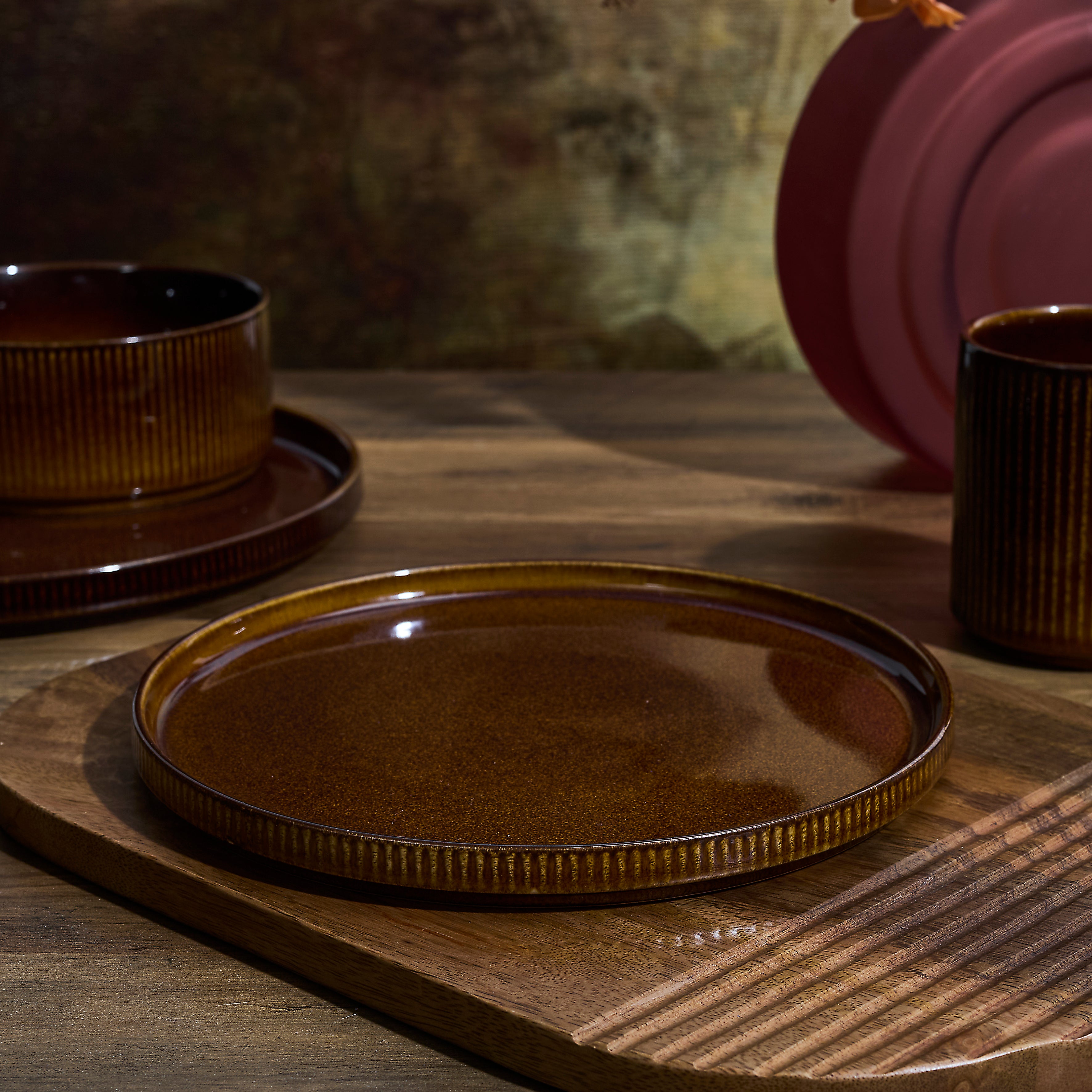 ASSIETTE YSIA D20.5CM - LOT DE 6