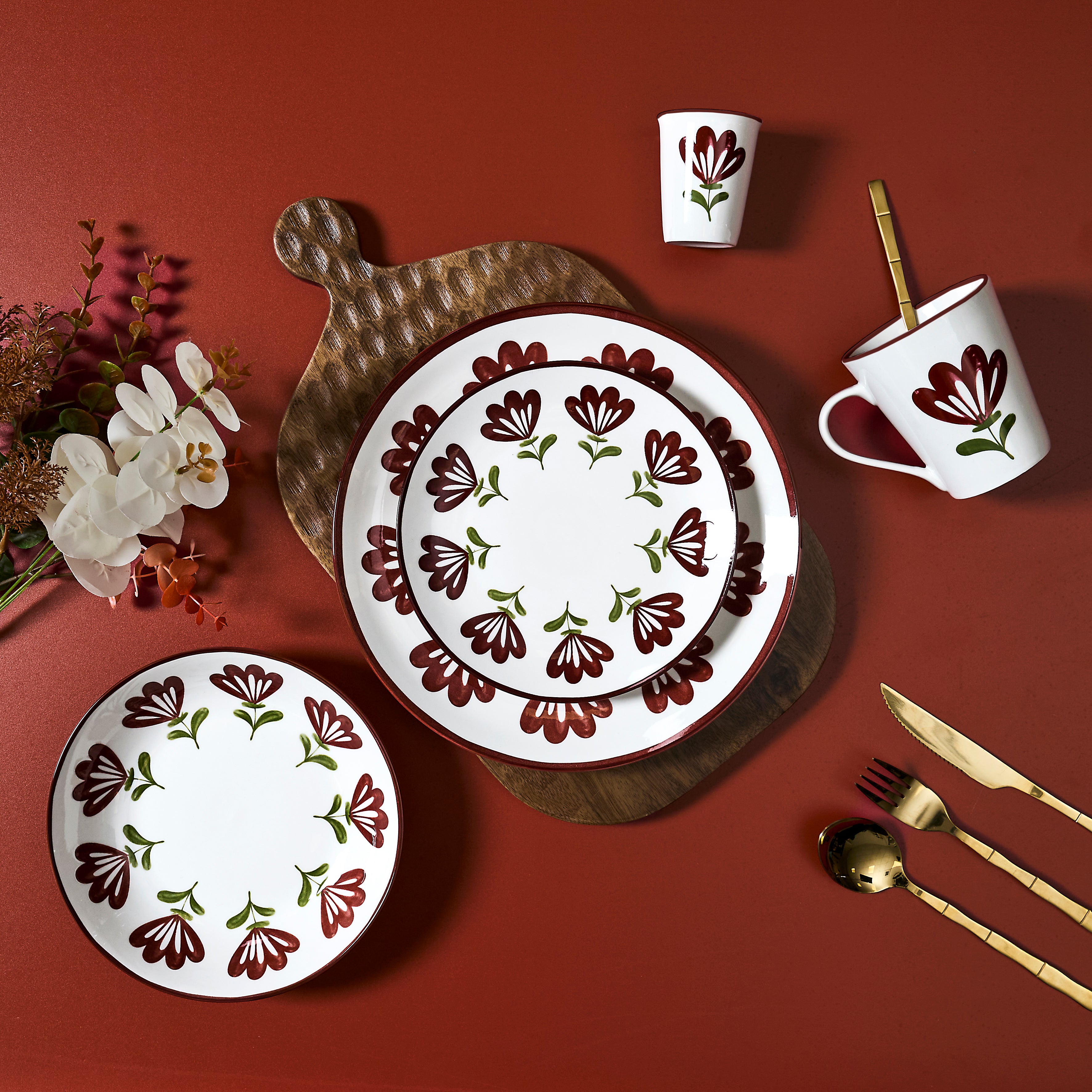 ASSIETTE EDITH D26.5CM - LOT DE 6