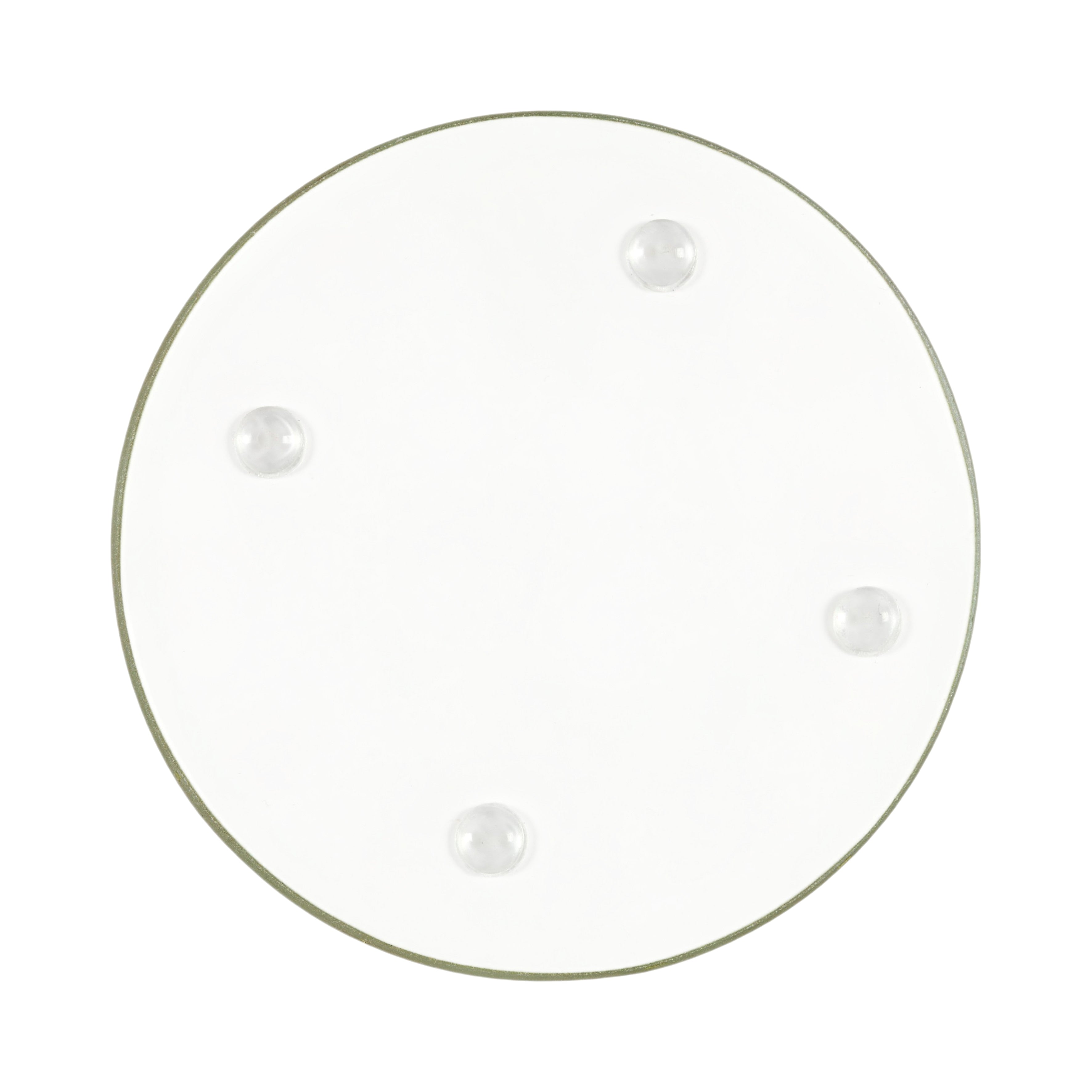 DESSOUS DE VERRE EN VERRE X4 10CM PLEIN SOLEIL