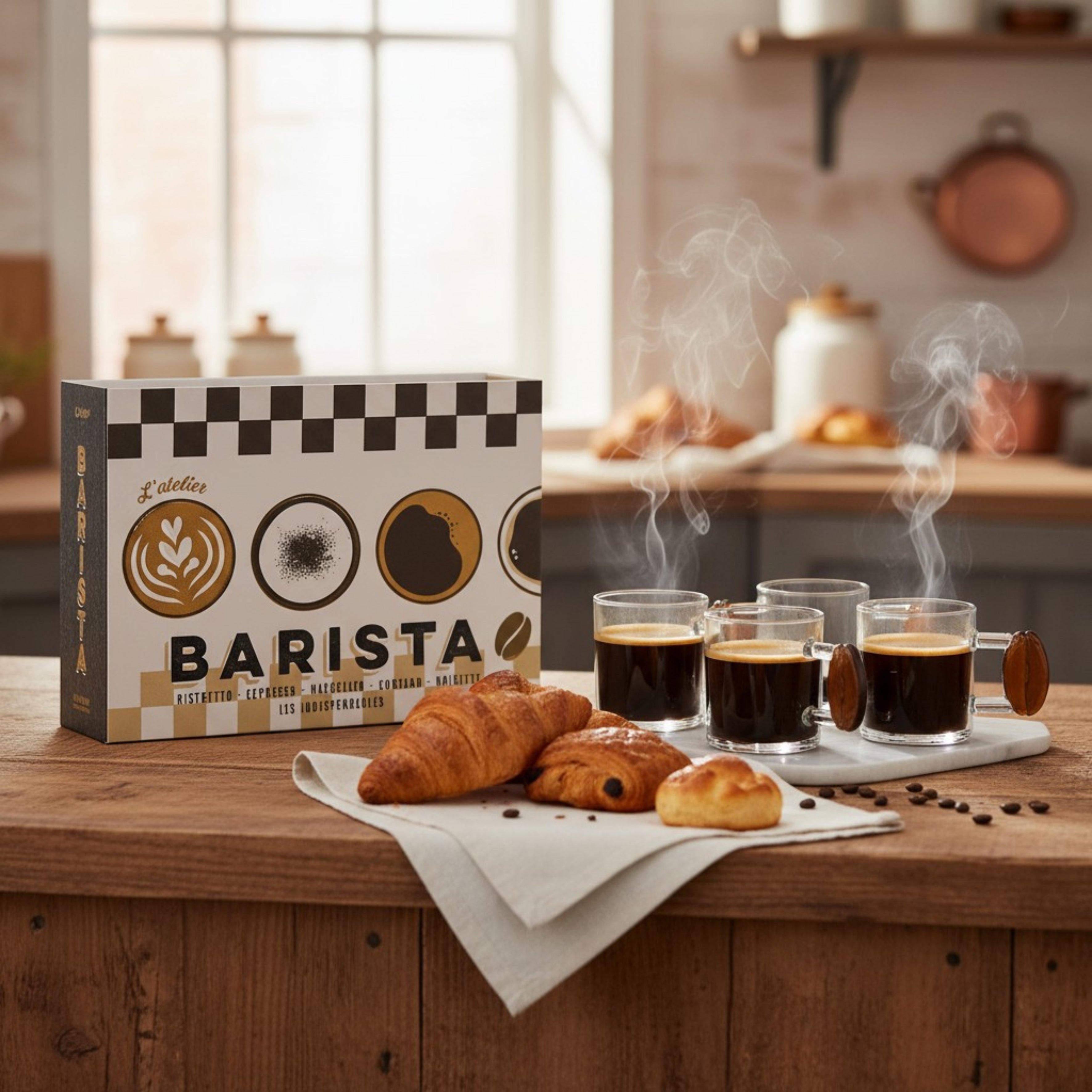 COFFRET LIVRE EXPRESSO 4PCS