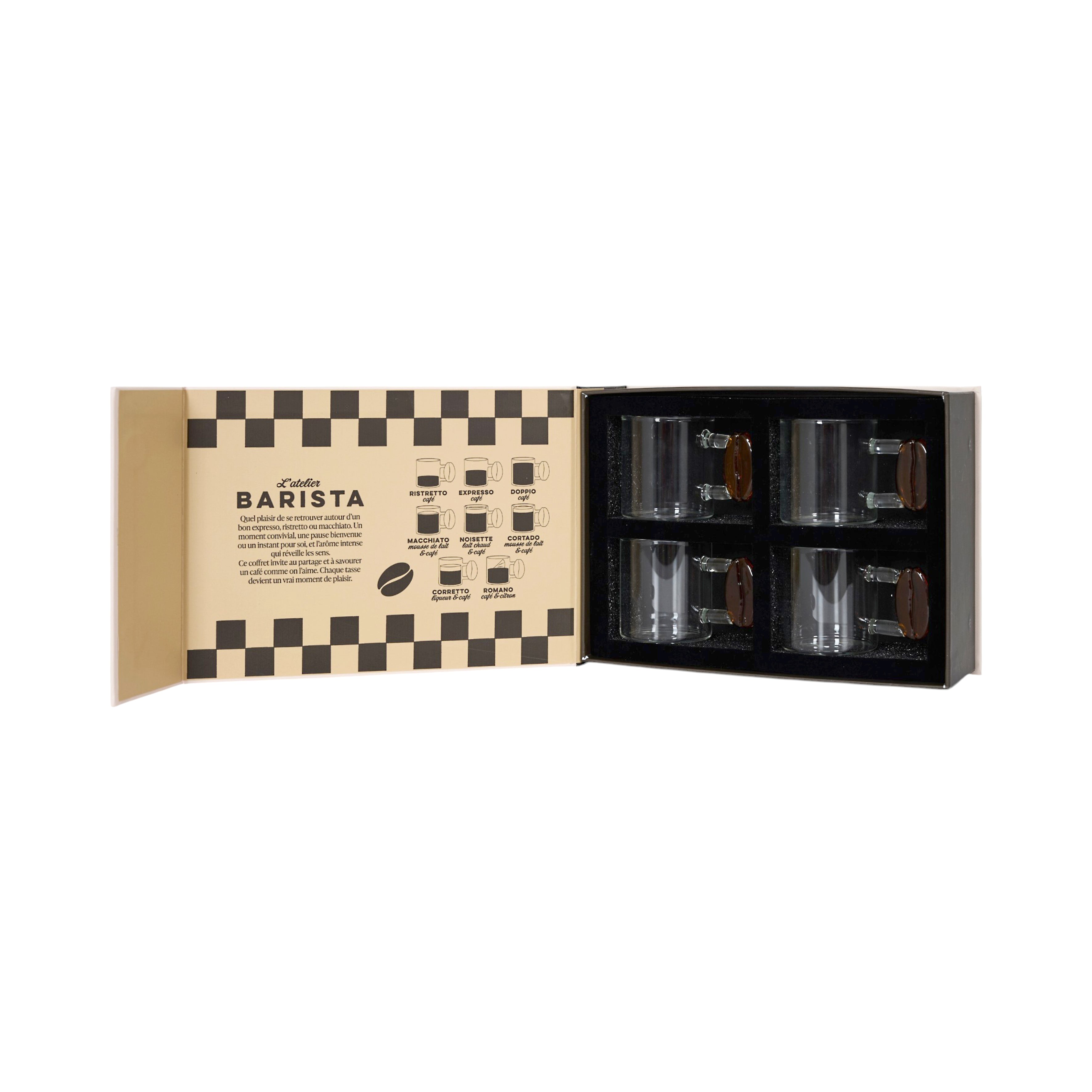 COFFRET LIVRE EXPRESSO 4PCS