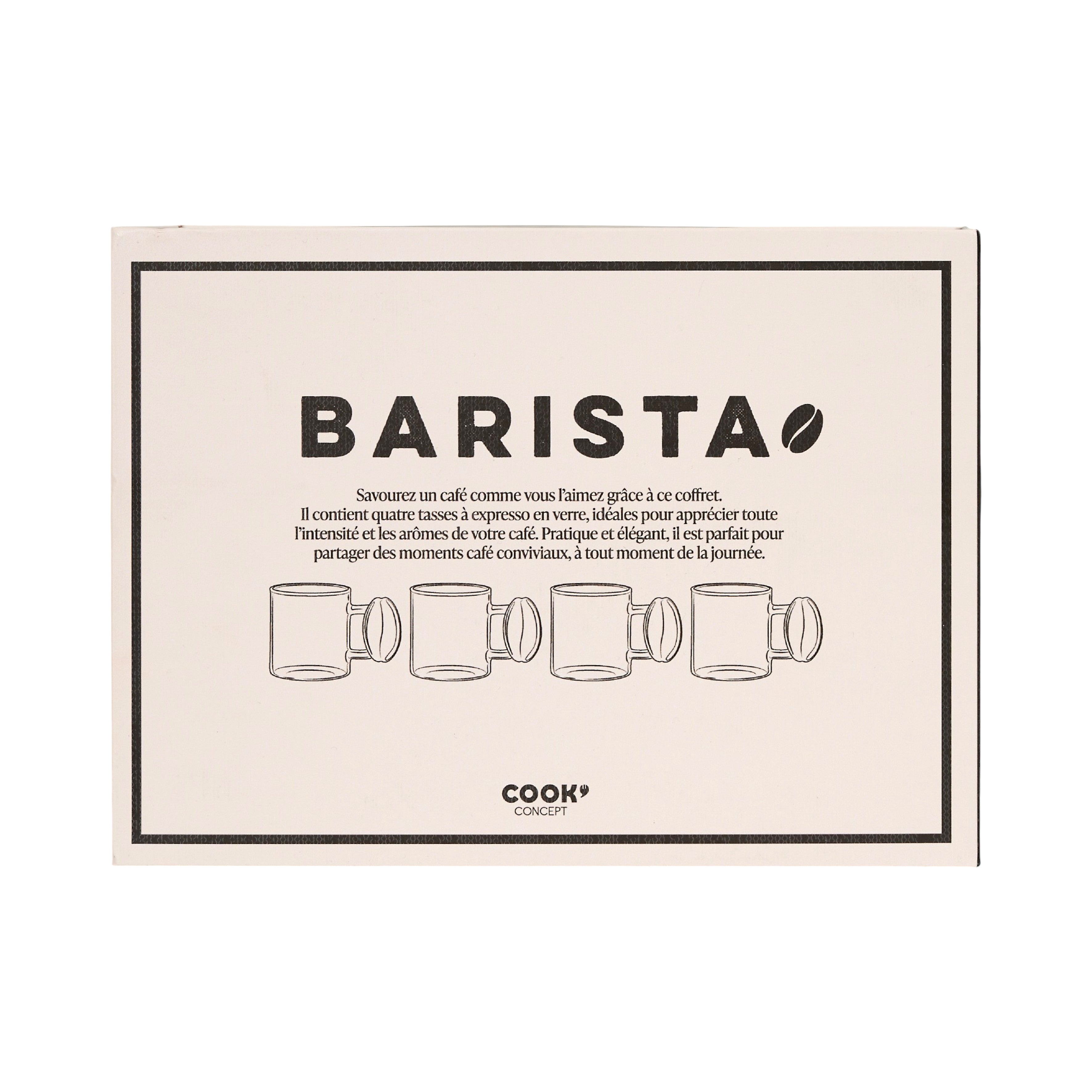 COFFRET LIVRE EXPRESSO 4PCS