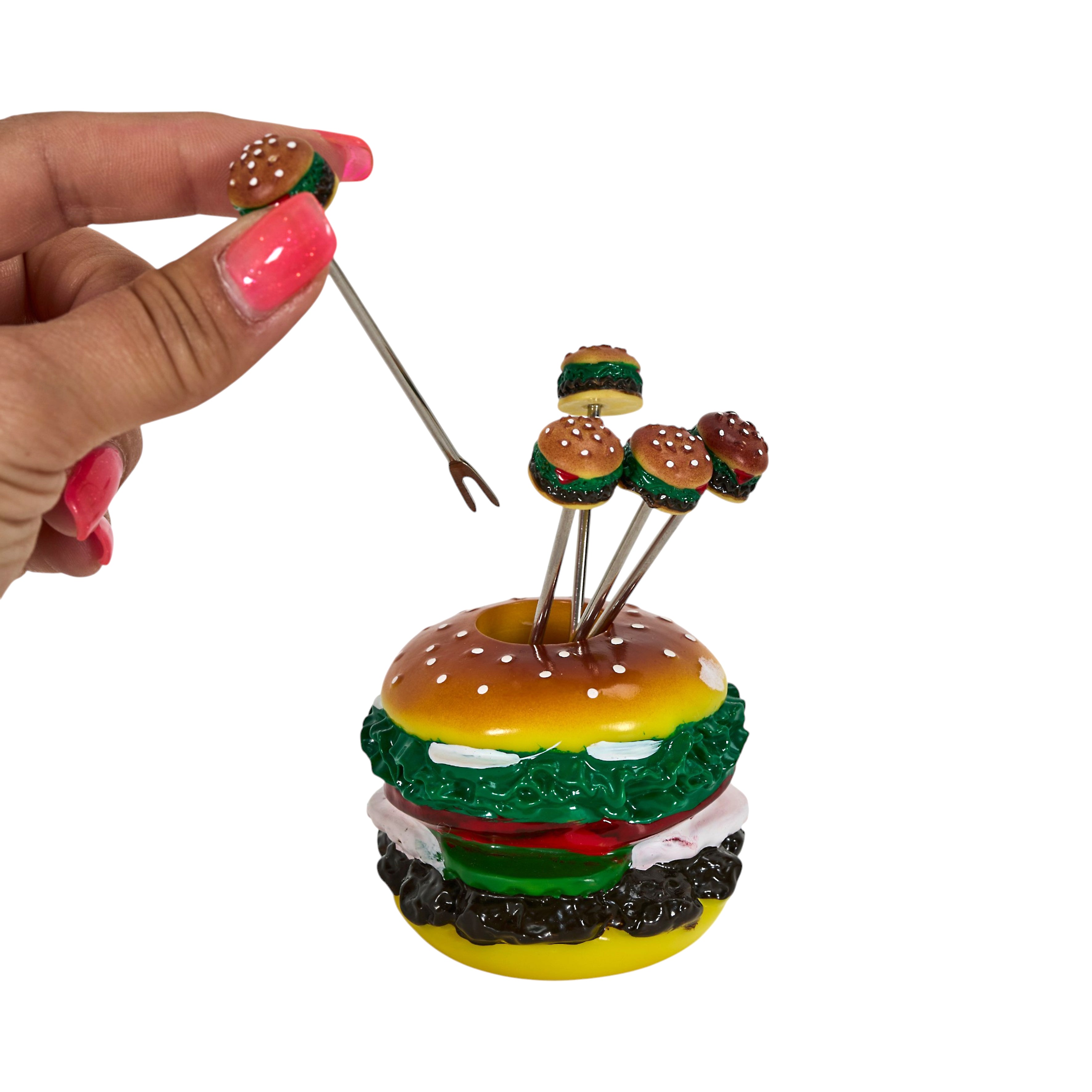 PIQUE APERO X5 FORME HAMBURGER LUDIQUE
