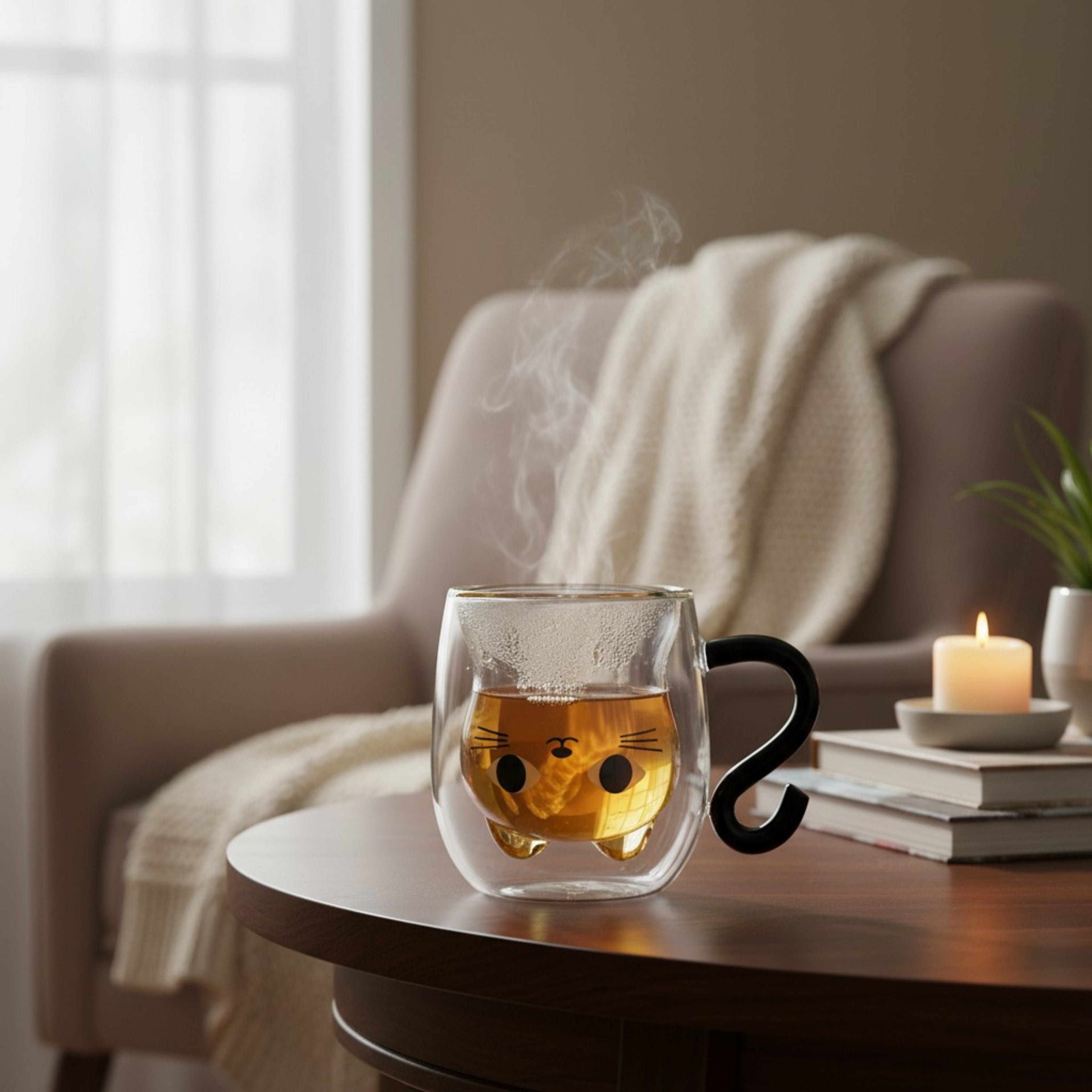 MUG VERRE DOUBLE PAROI MIAOU MIAOU 25CL
