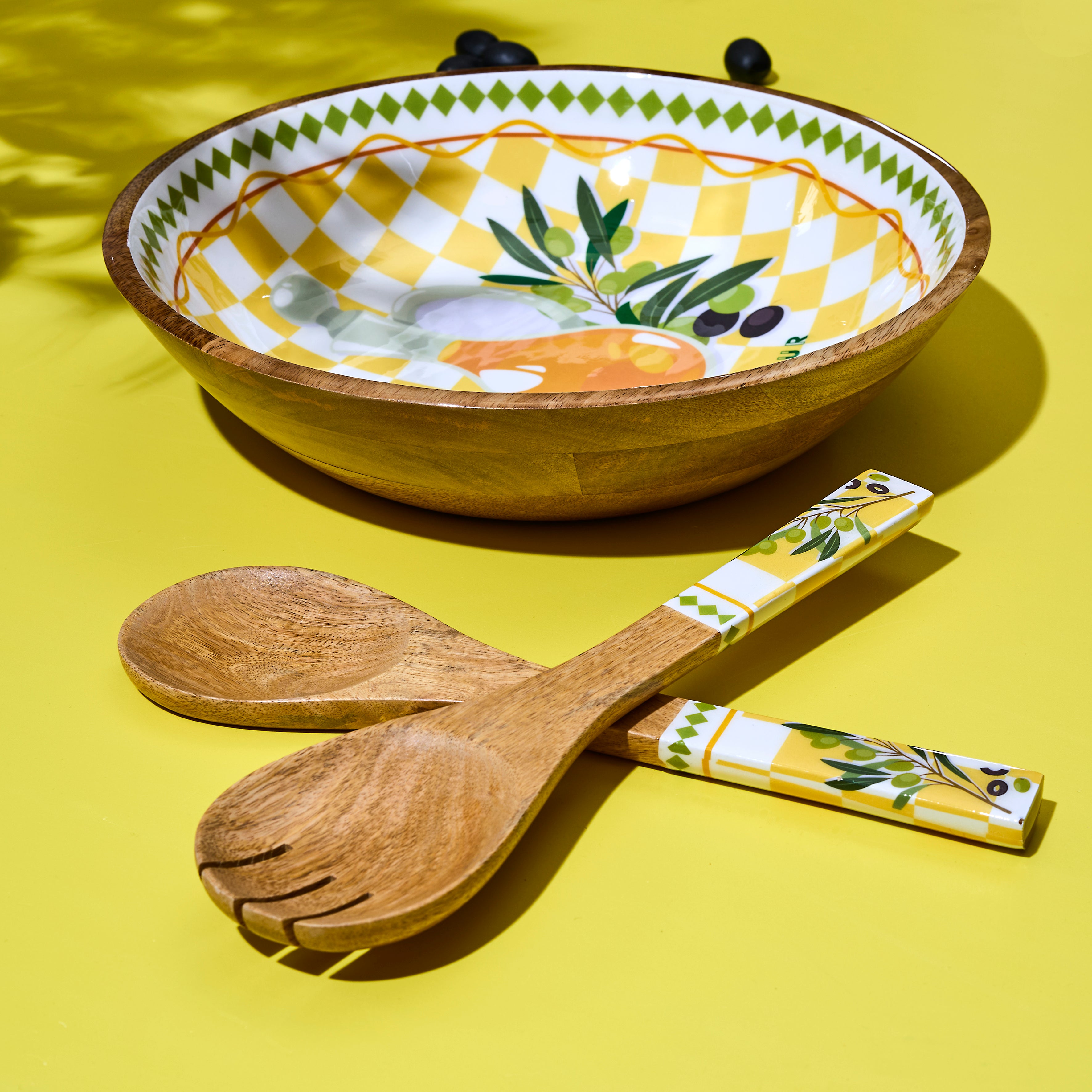 SALADIER MANGUIER OLIVE PLEIN SOLEIL D33CM
