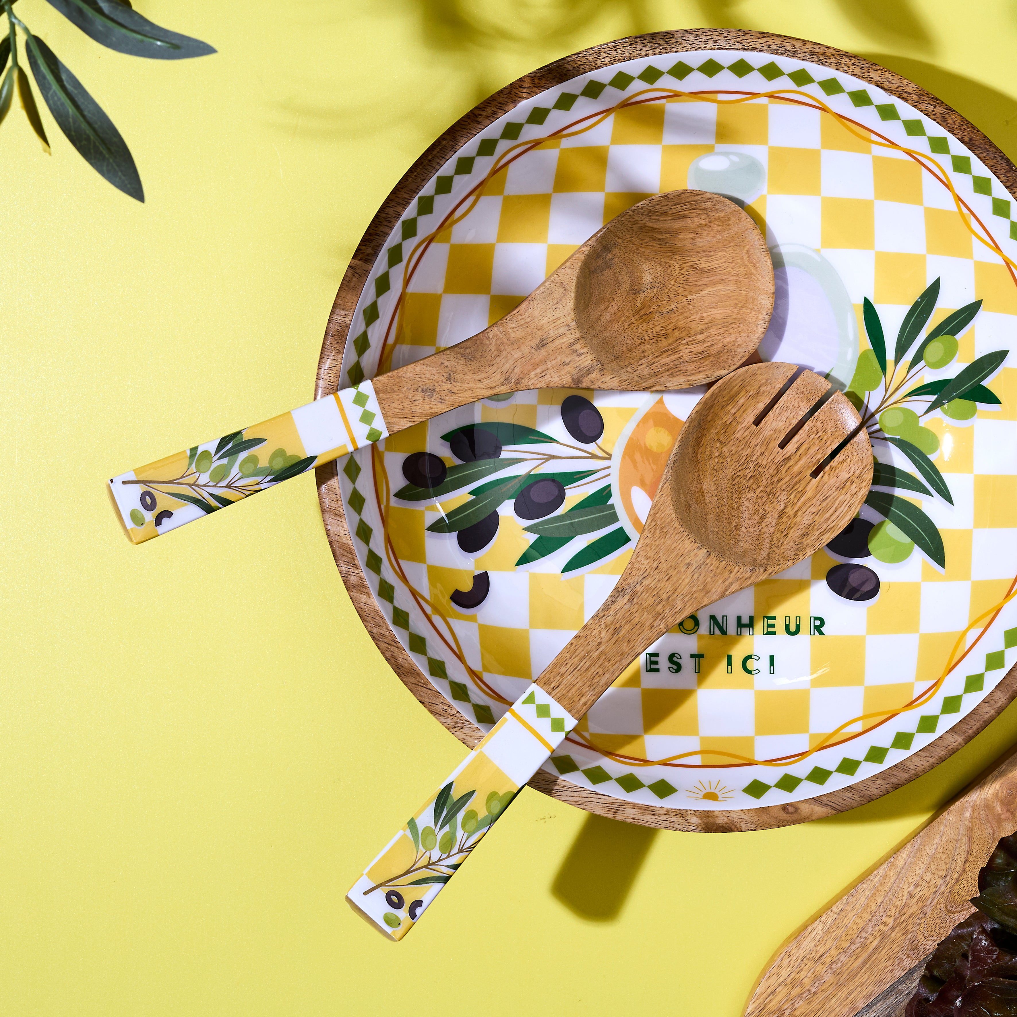 SALADIER MANGUIER OLIVE PLEIN SOLEIL D33CM