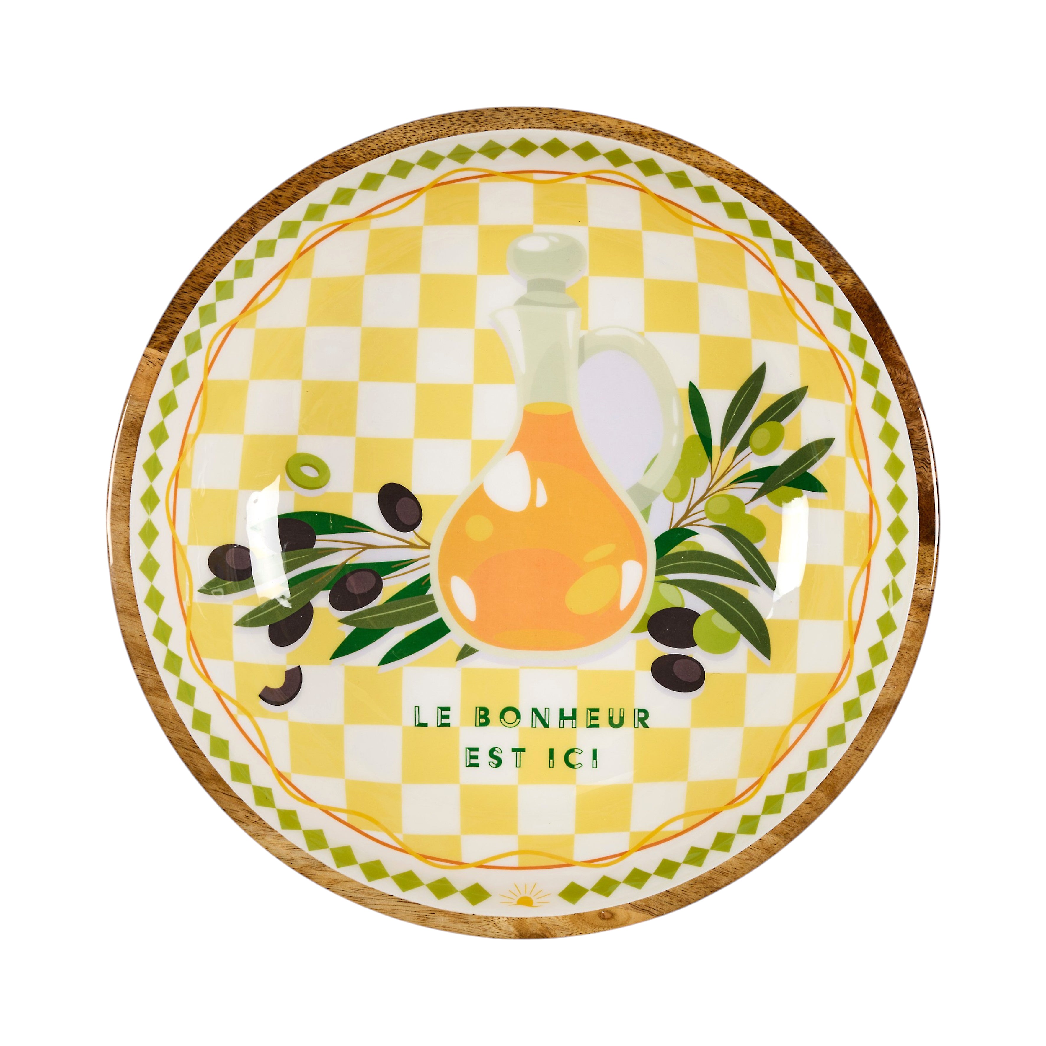 SALADIER MANGUIER OLIVE PLEIN SOLEIL D33CM