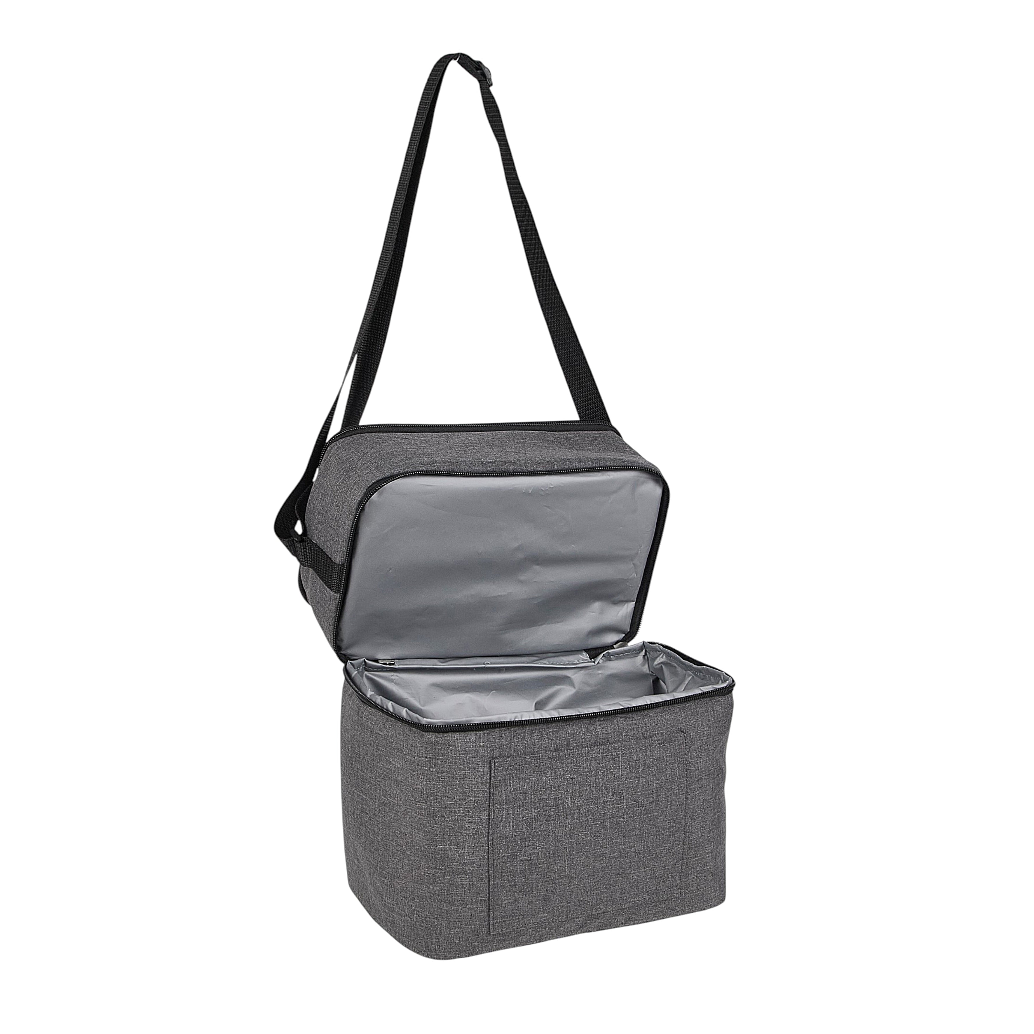 LUNCH BAG GRIS ISOTHERME 12L 27X18X28CM