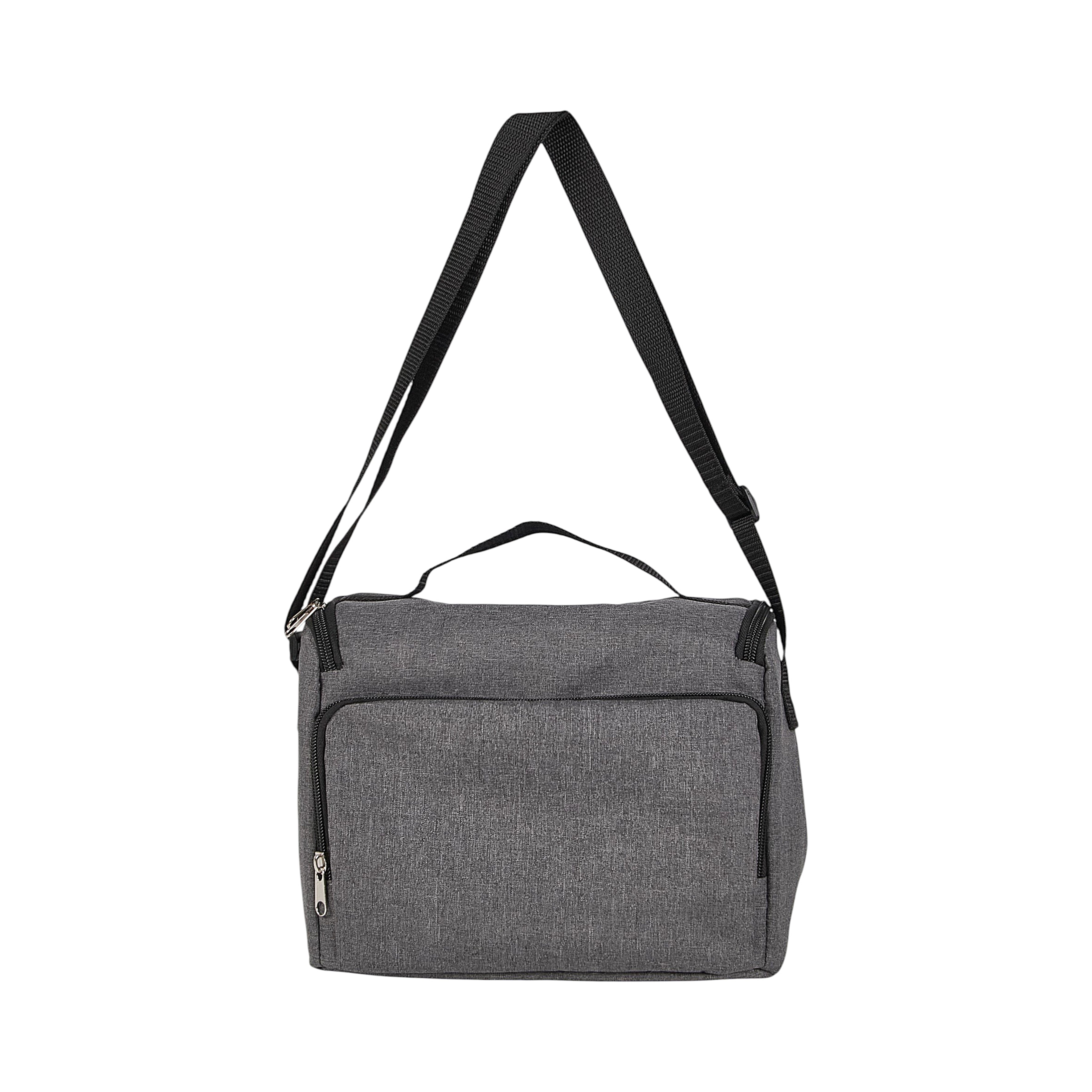 LUNCH BAG GRIS ISOTHERME 6L 25X12X19CM