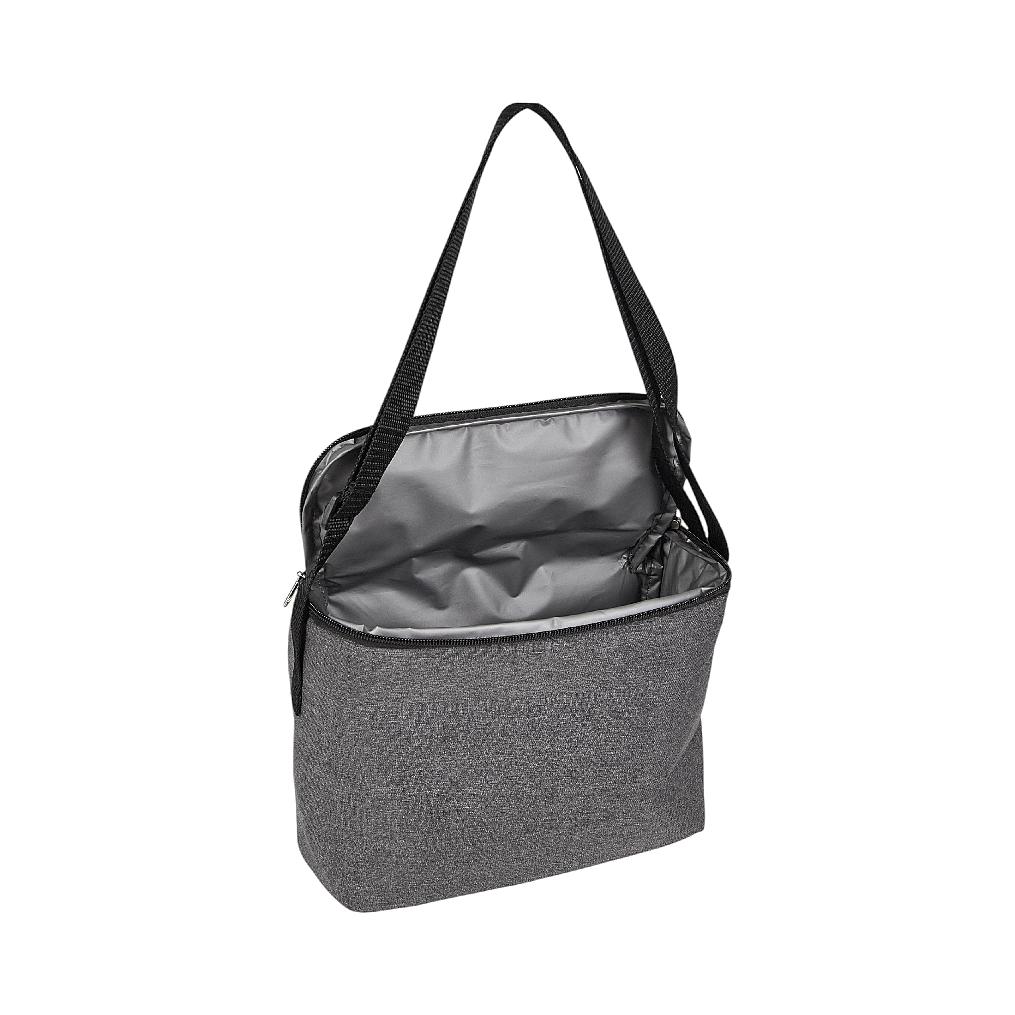 LUNCH BAG GRIS ISOTHERME 6L 25X12X19CM