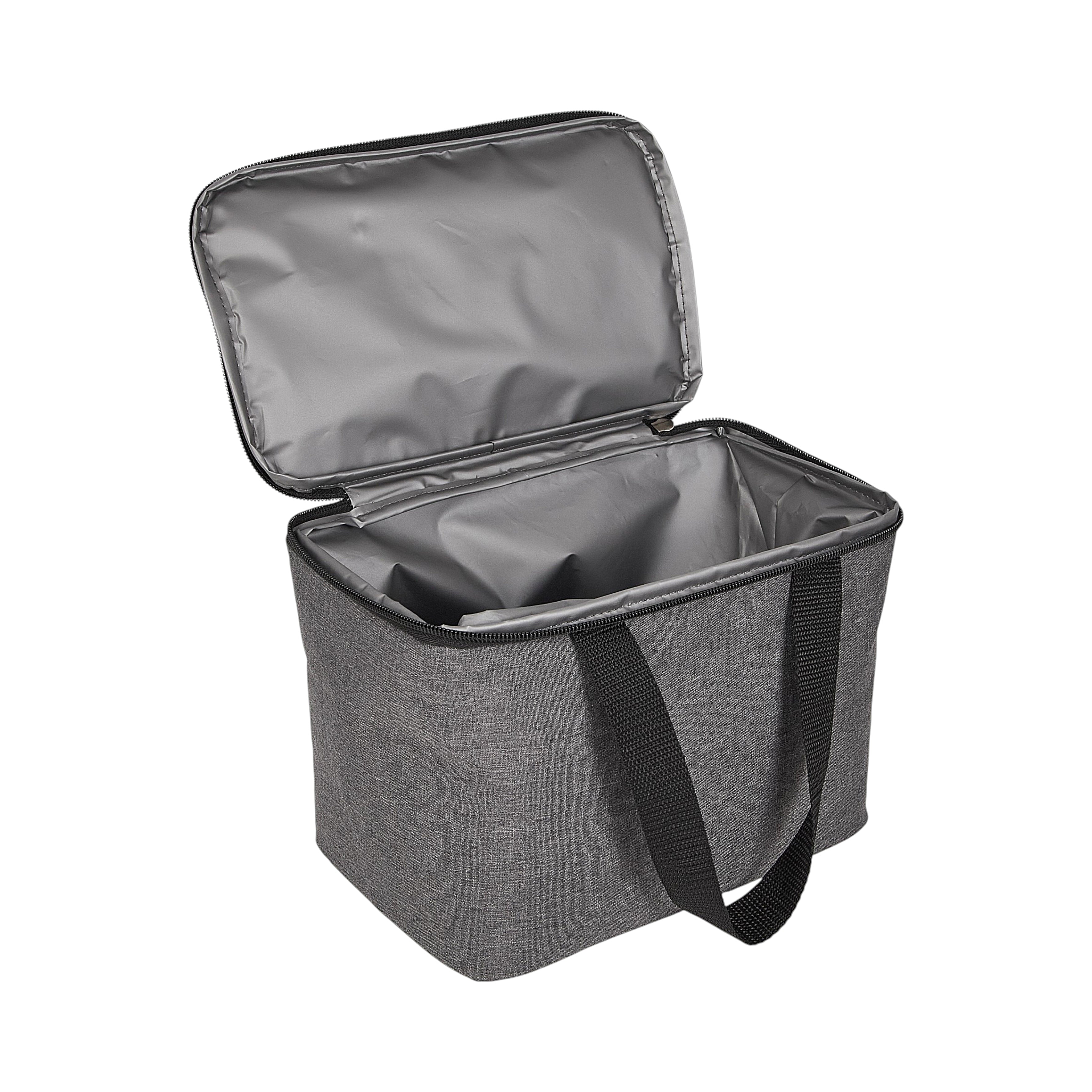LUNCH BAG GRIS ISOTHERME 6L 24X16X18CM