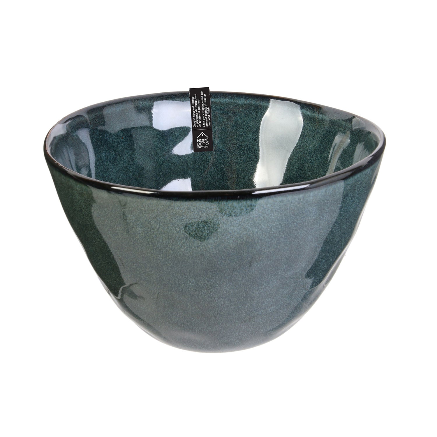 BOL 55CL D14.5CM H9CM AU GRES DU TEMPS BLEU - LOT DE 6