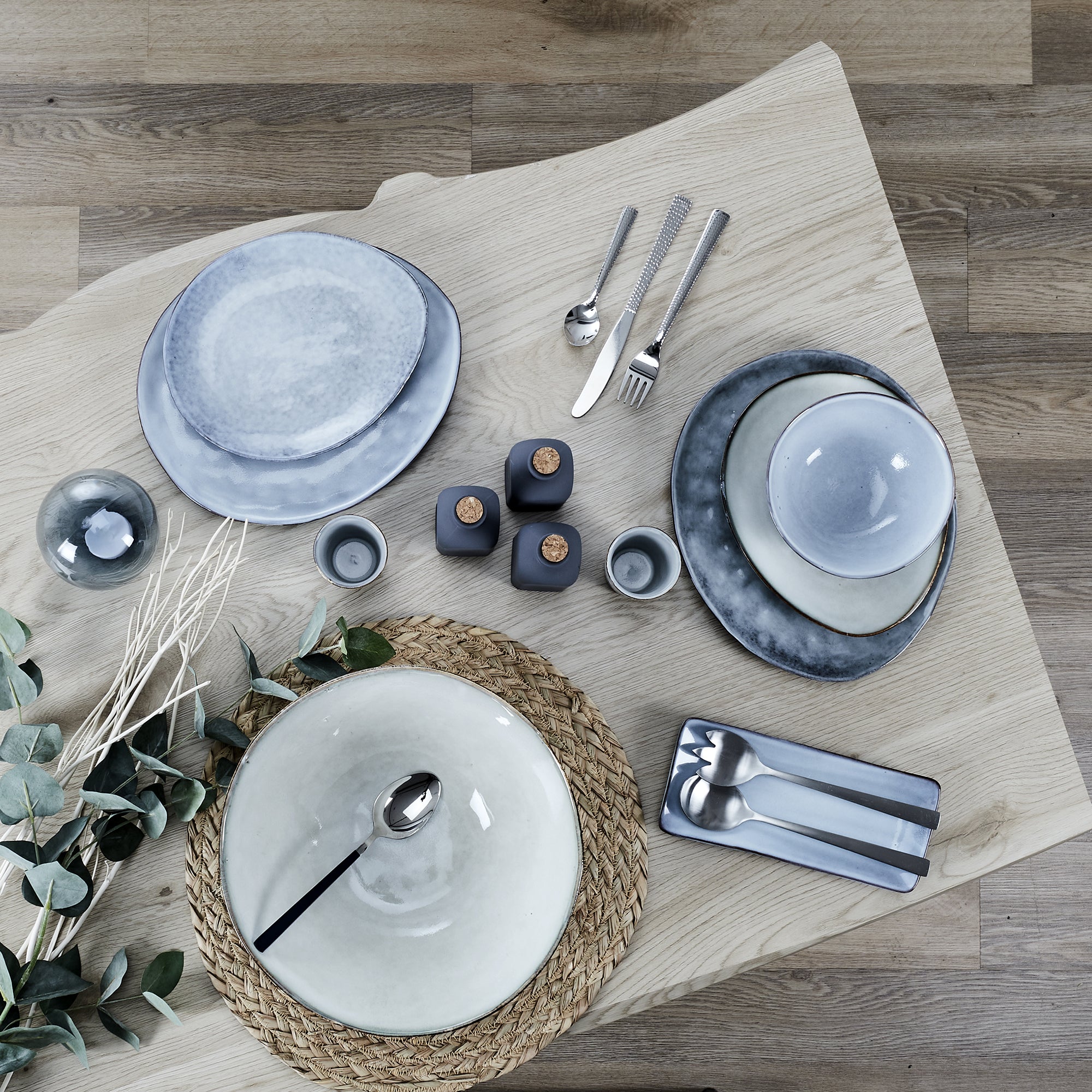 COUPELLE 35CL D14.5CM H6CM GRES DU TEMPS GRIS