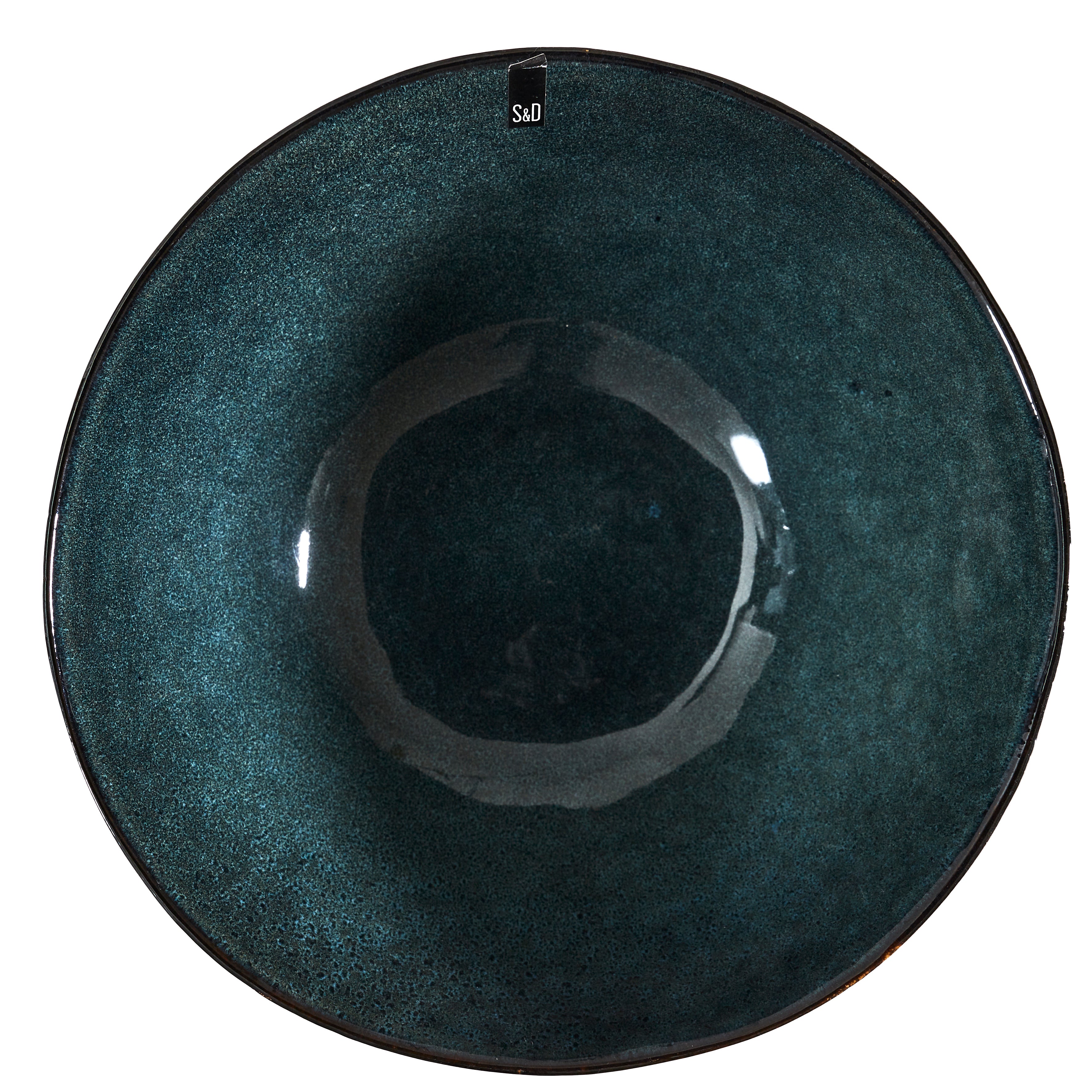 SALADIER 3L D28CM H11CM AU GRES DU TEMPS BLEU