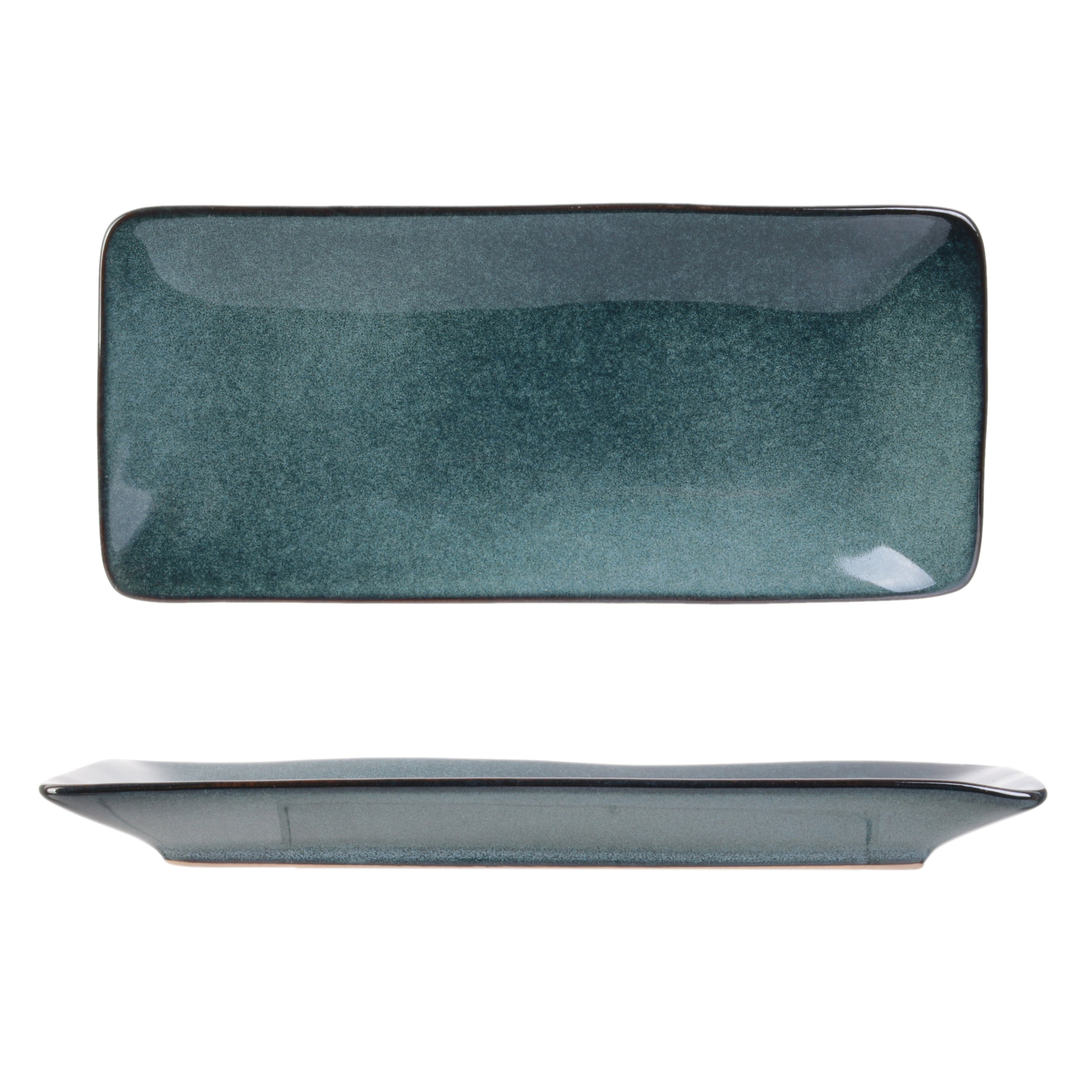 COUPELLE RECTANGLE GRES DU TEMPS 10X22CM BLEU