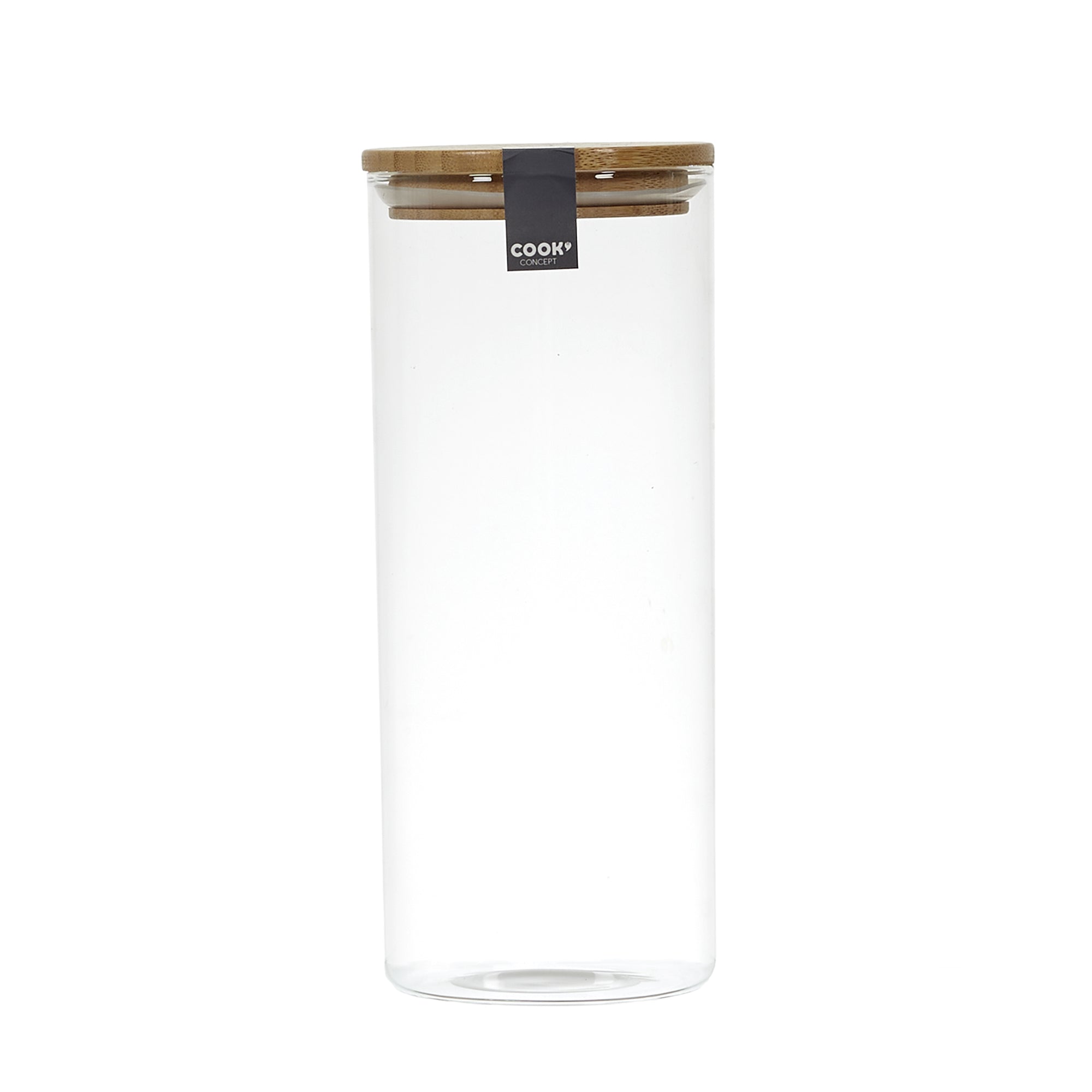 BOCAL EN VERRE ET BAMBOU 1.6L