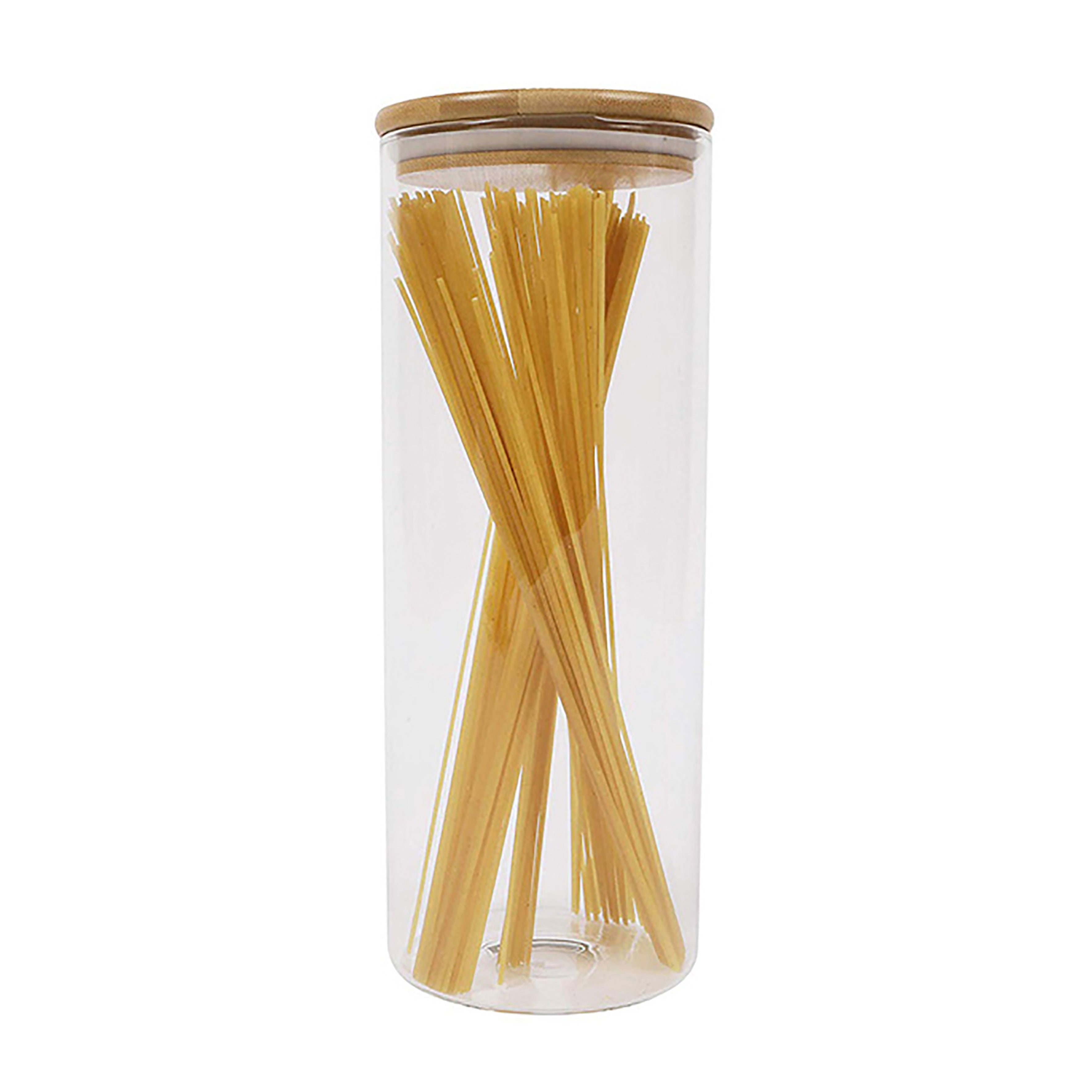 BOCAL EN VERRE ET BAMBOU 2L
