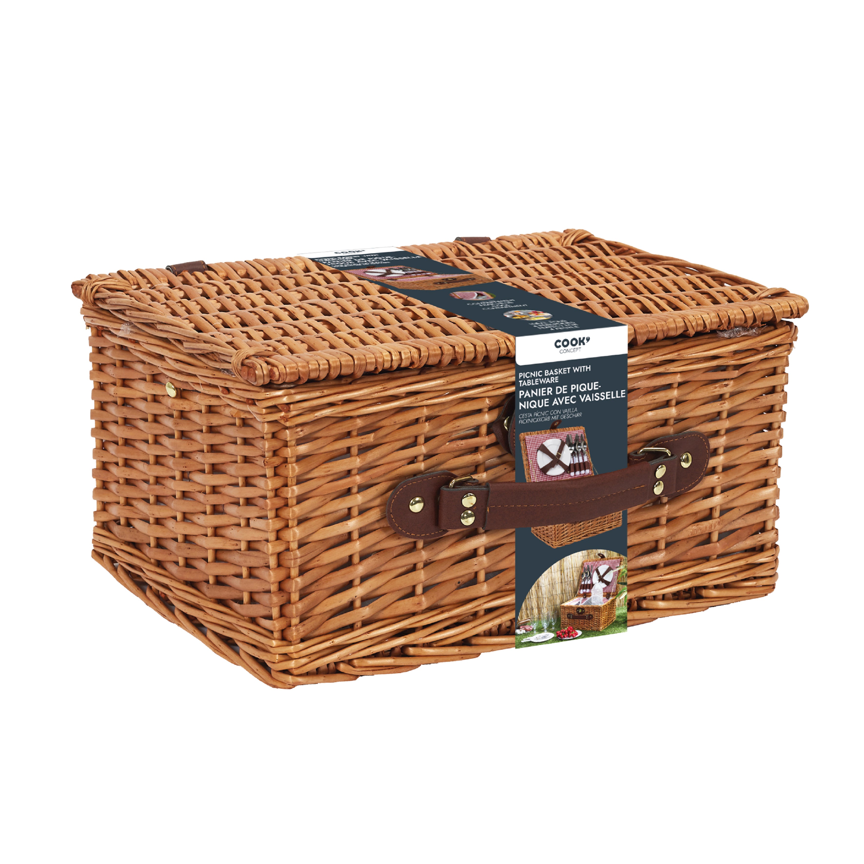 PANIER DE PIQUE NIQUE 4 PERSONNES 12L