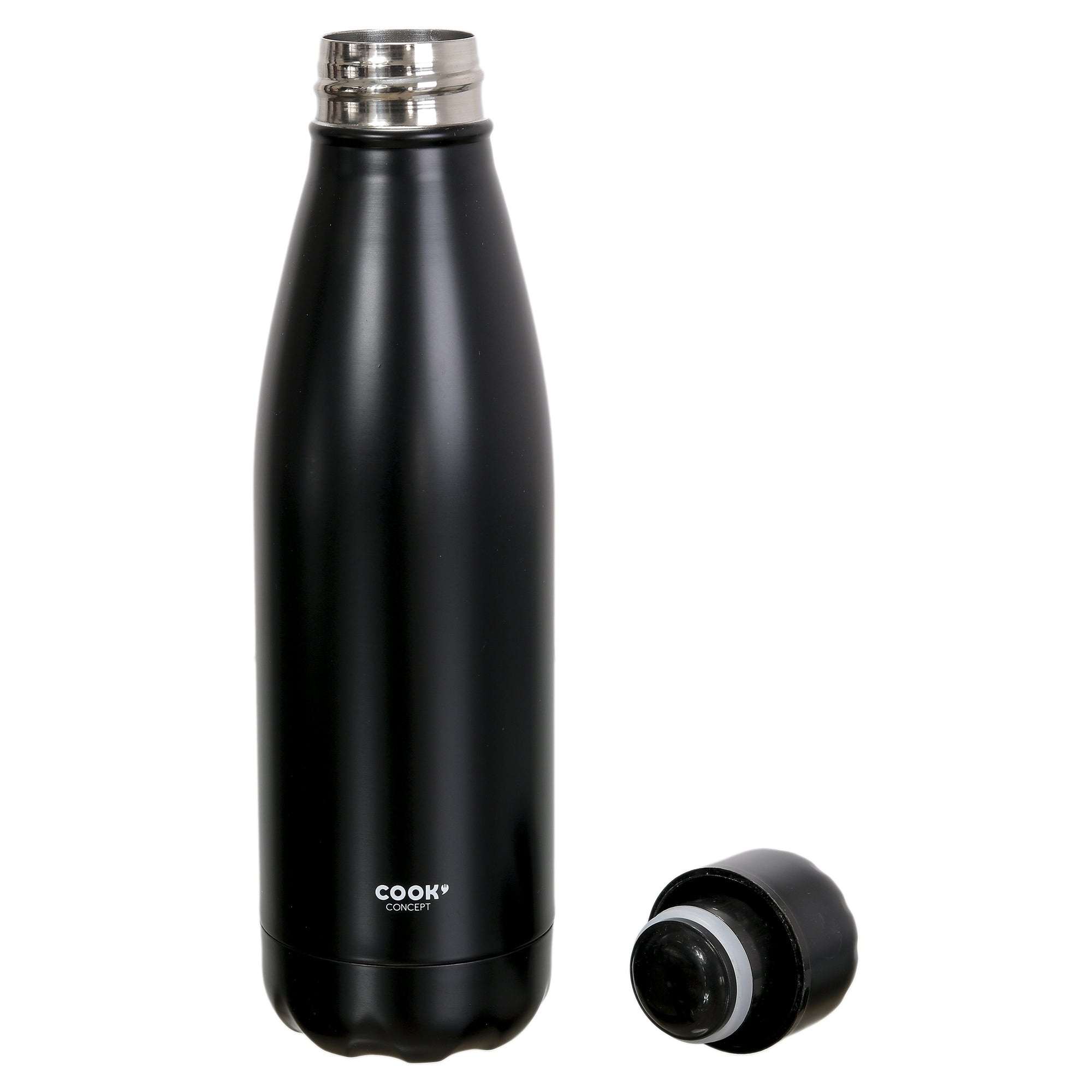 BOUTEILLE DE TRANSPORT ISOTHERME NOIRE 50CL