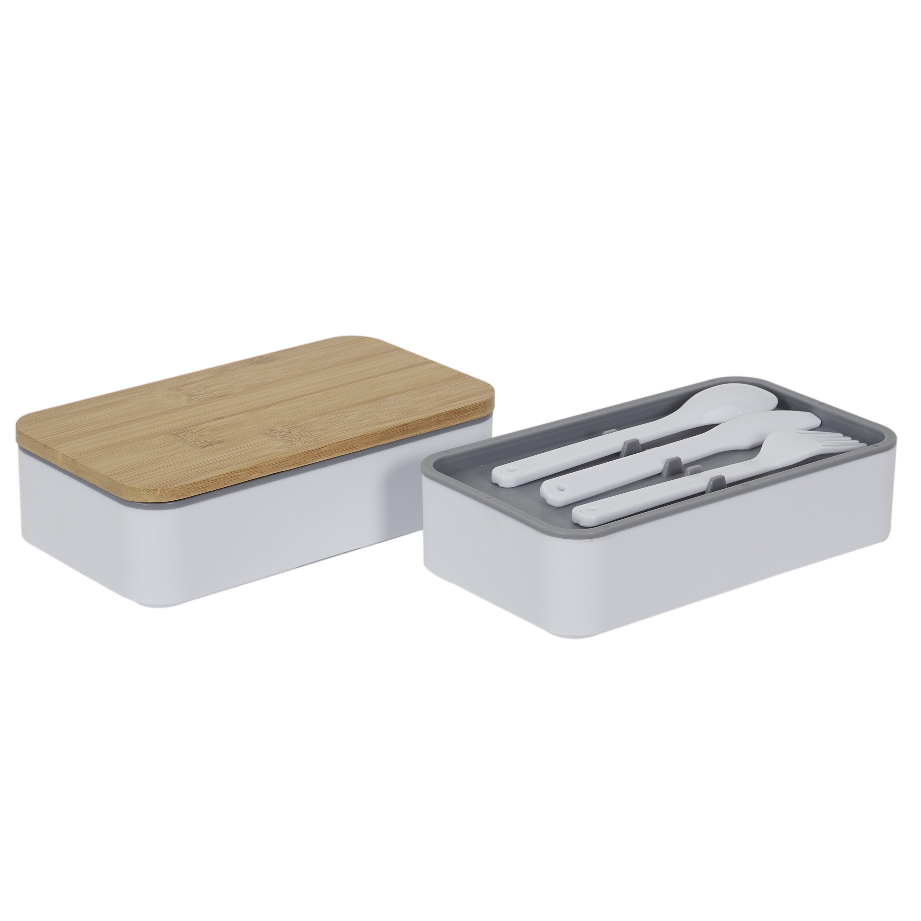 LUNCH BOX 2 NIVEAUX AVEC BANDE ELASTIQUE