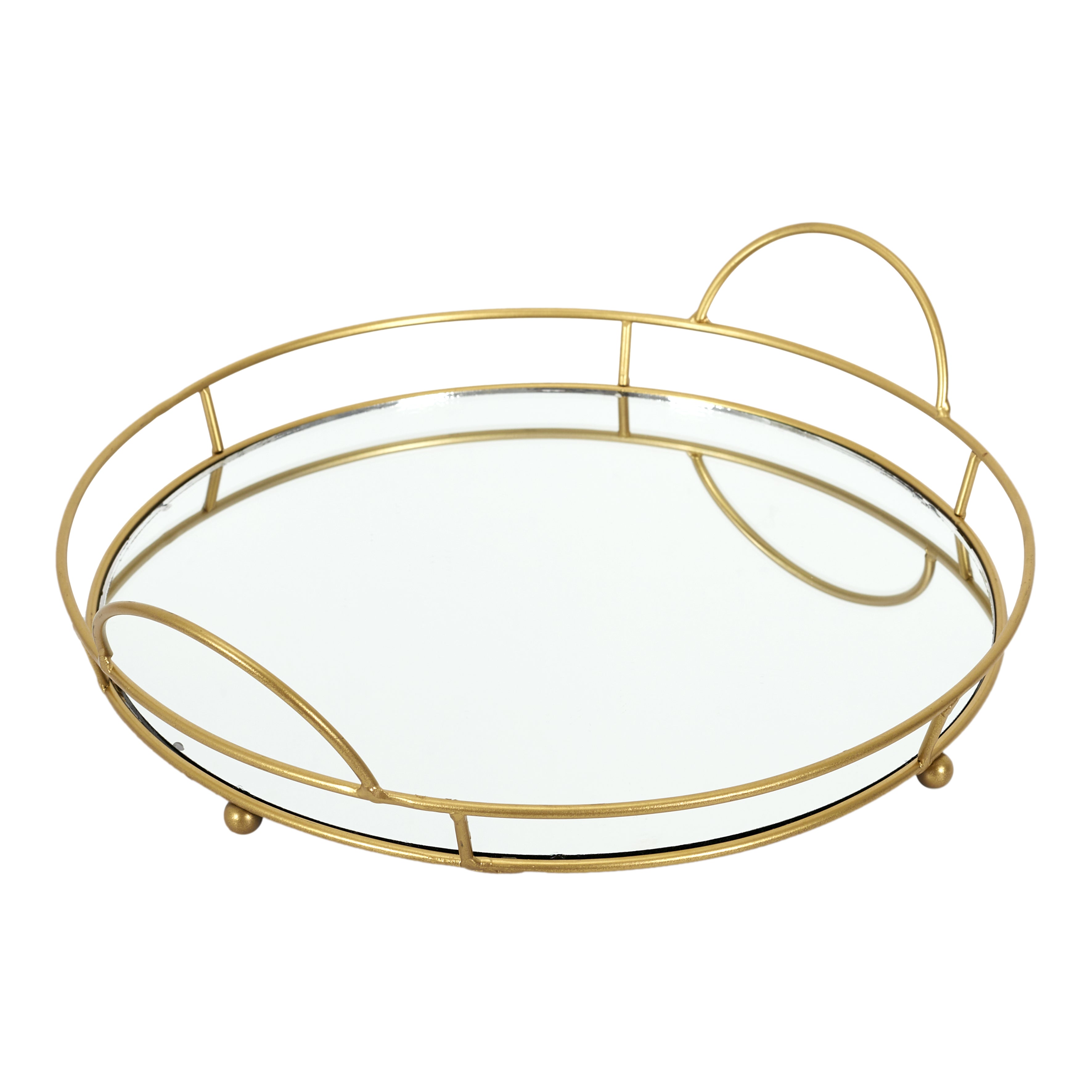 PLATEAU DE PRESENTATION MIROIR 34CM