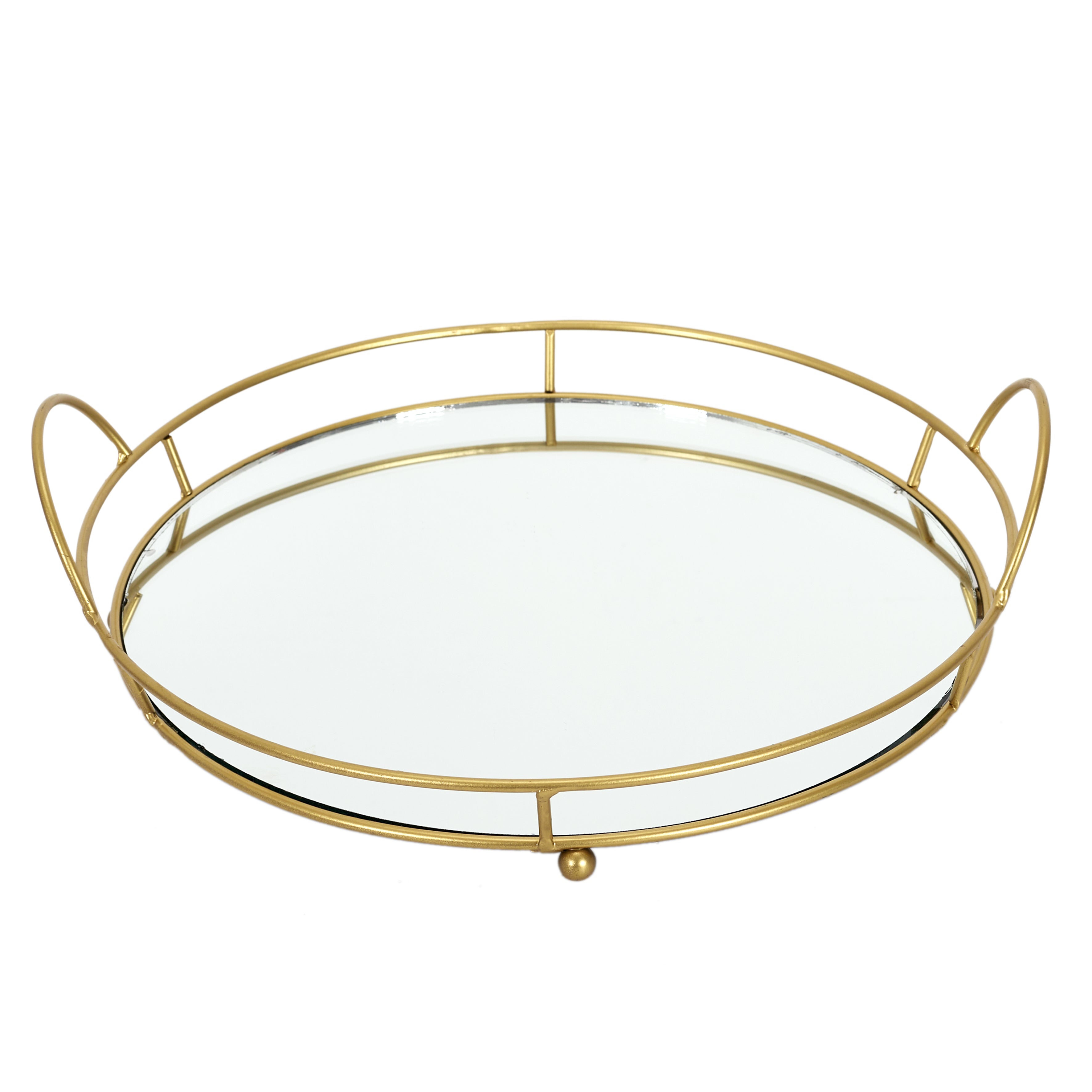 PLATEAU DE PRESENTATION MIROIR 34CM