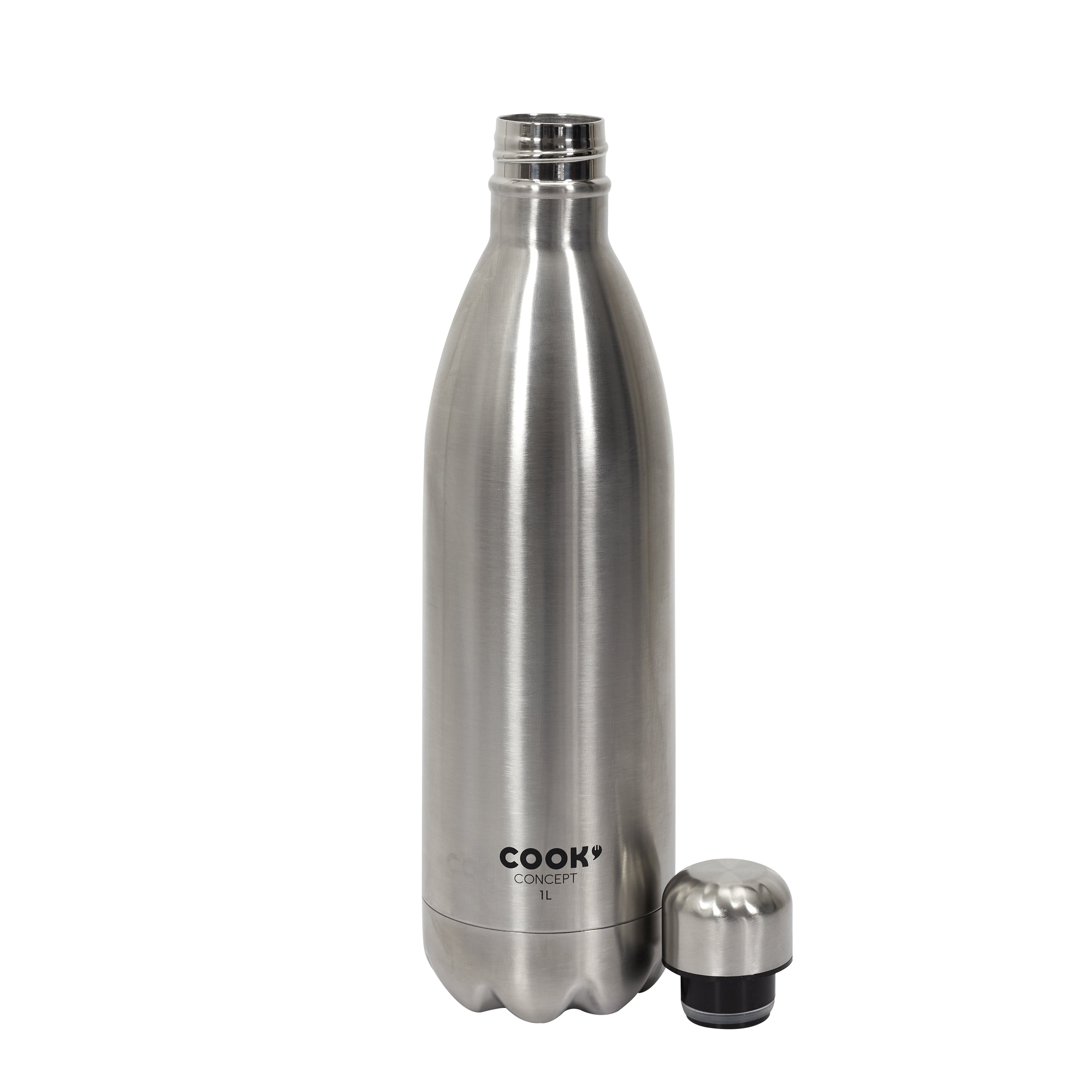 BOUTEILLE DE TRANSPORT ISOTHERME INOX 1L
