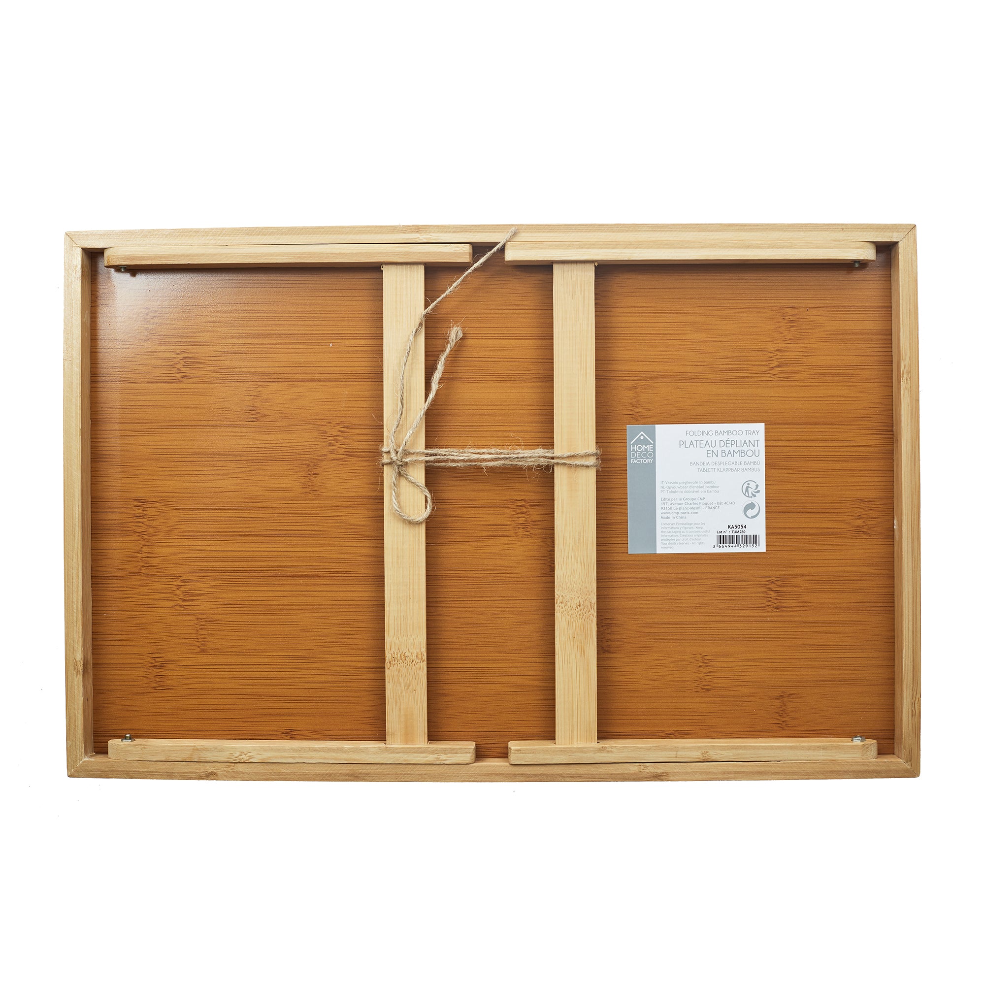 PLATEAU DEPLIANT BAMBOU