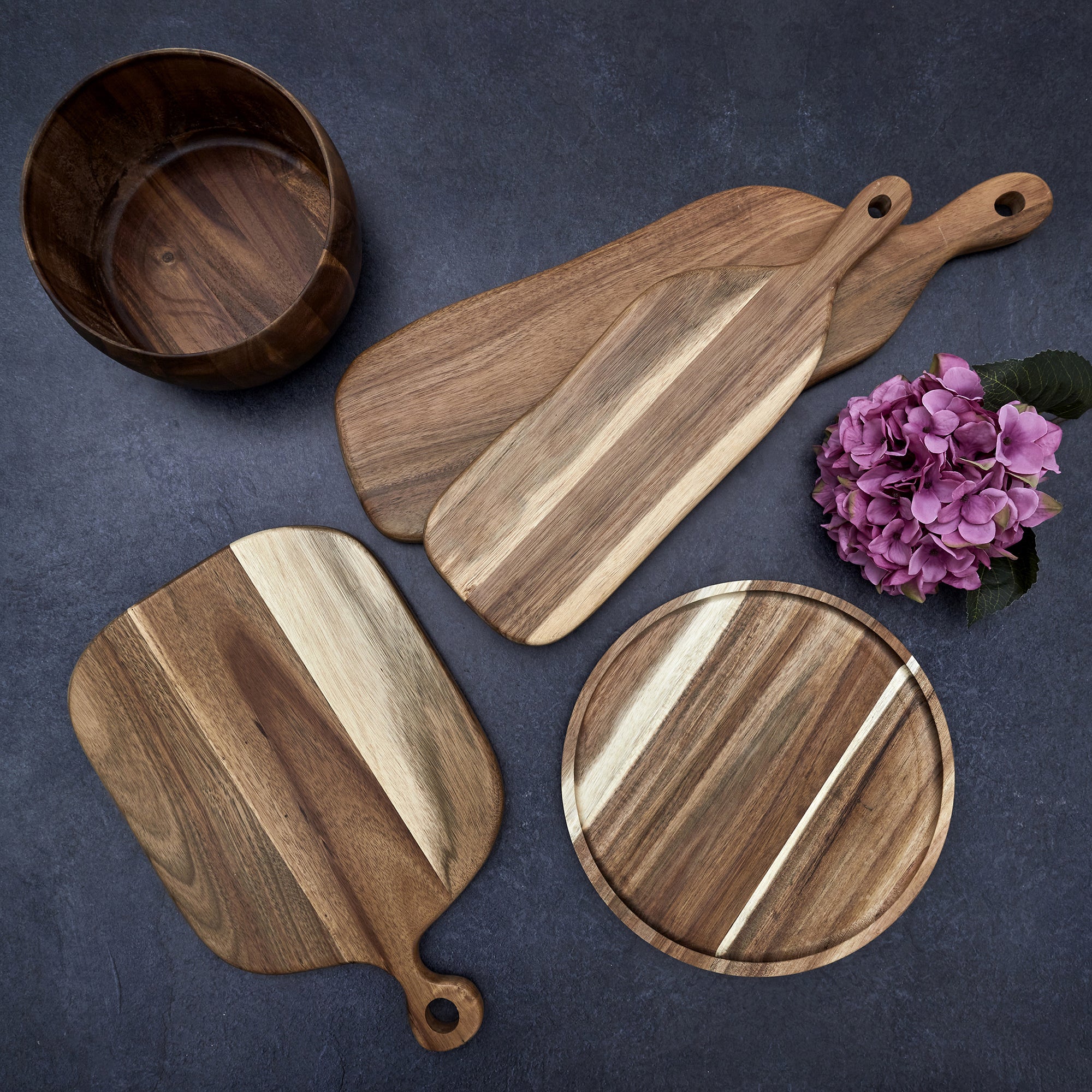 PLANCHE DE PRESENTATION ACACIA 64X19CM