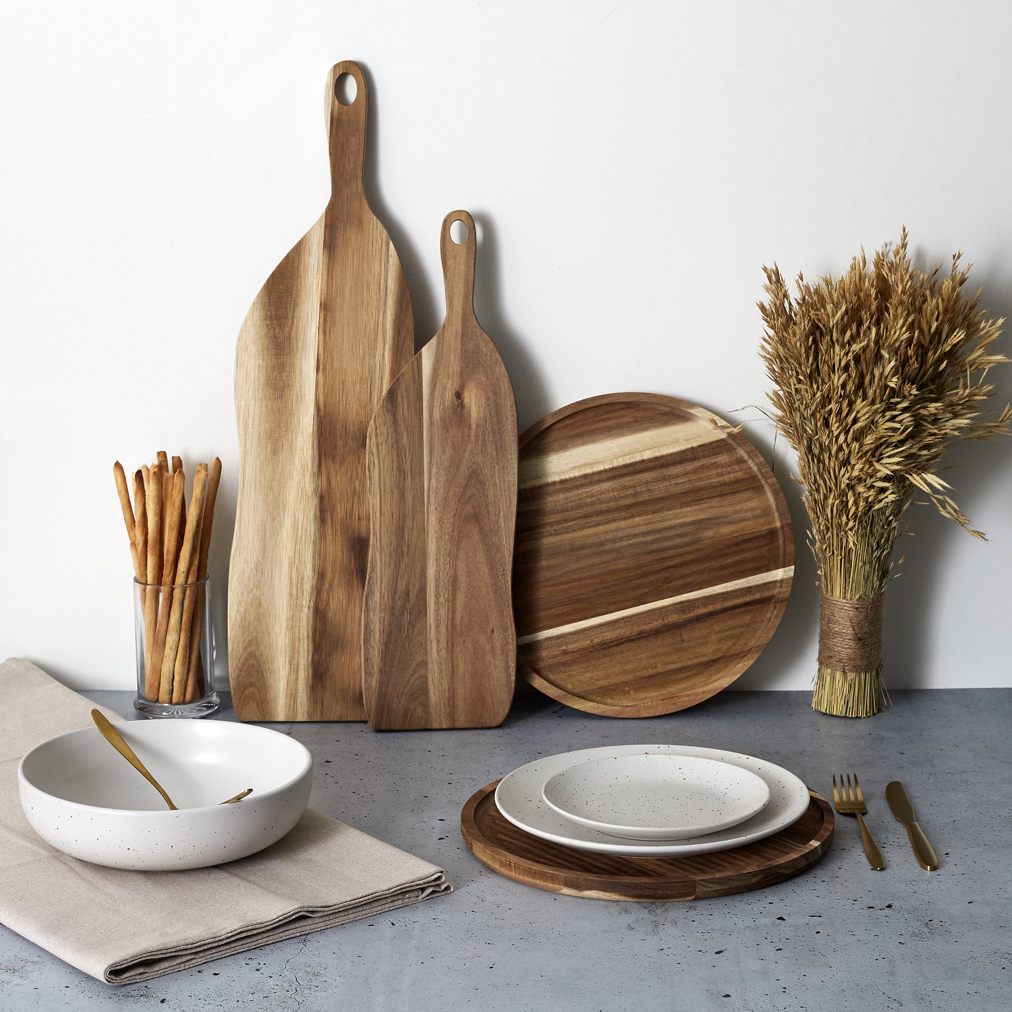 PLANCHE DE PRESENTATION ACACIA 64X19CM